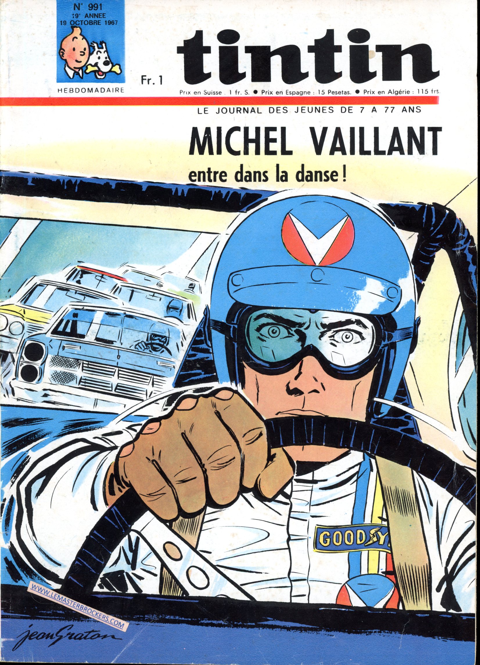 JOURNAL TINTIN 991 DE 1967 - MICHEL VAILLANT