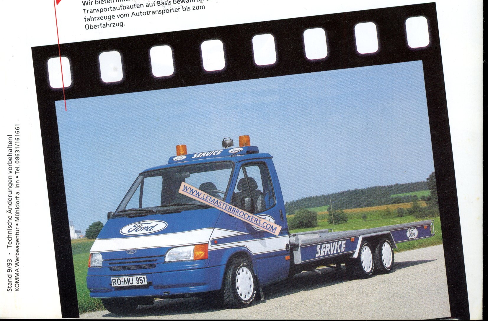 BROCHURE ALGEMA FORD TRANSIT