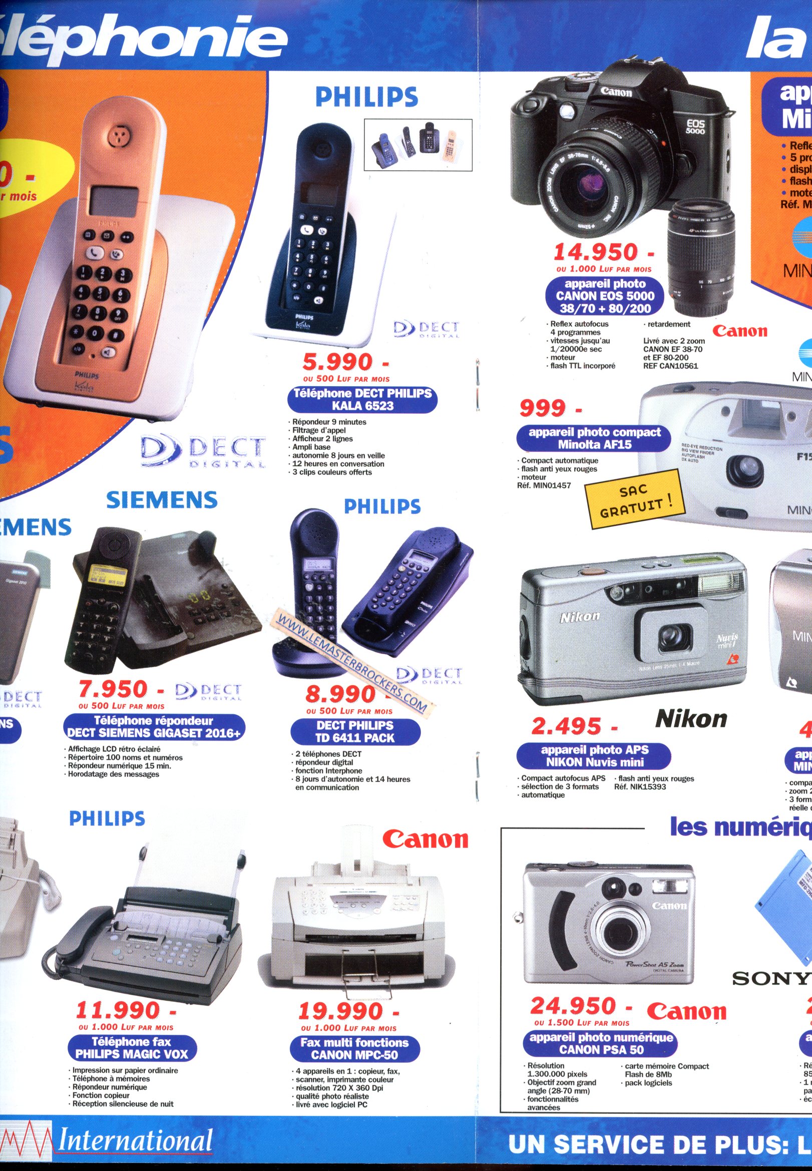 PUBLICITE HIFI INTERNATIONAL DE SEPTEMBRE 1999