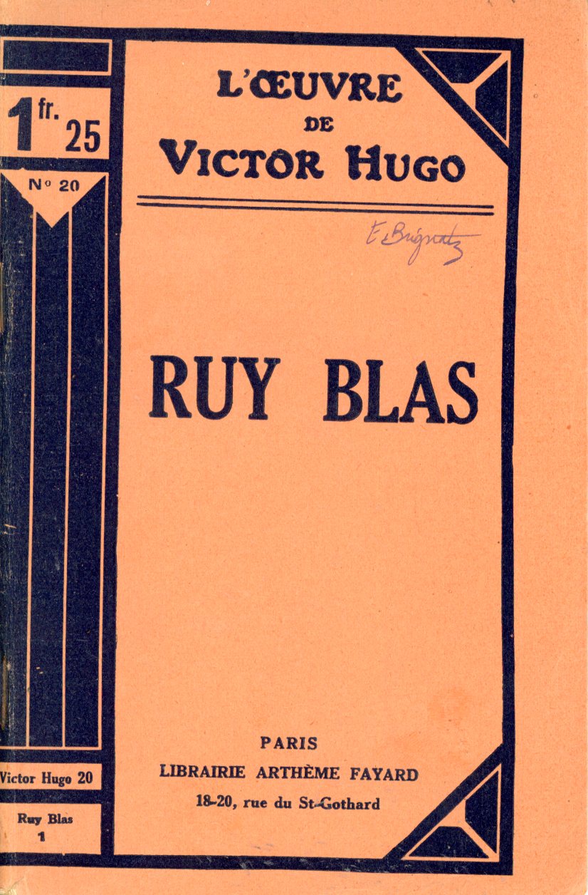 RUY BLAS - VICTOR HUGO