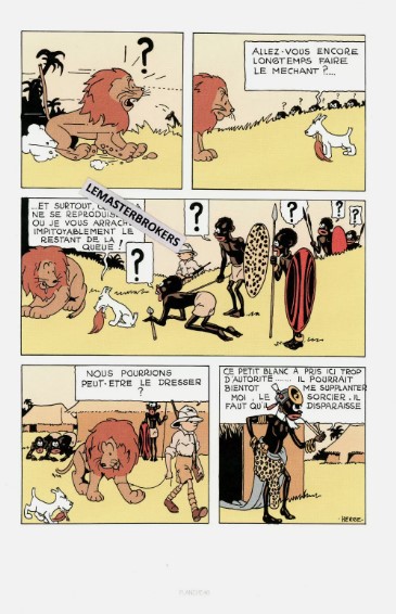 TINTIN AU CONGO - LITHOGRAPHIE MOULINSART 2019