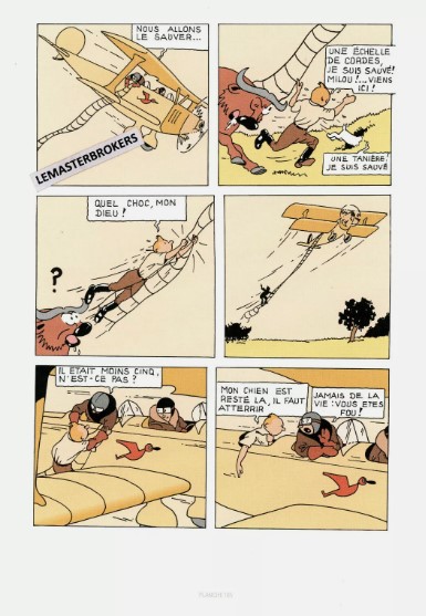 LITHOGRAPHIE TINTIN AU CONGO ORIGINAL 2019