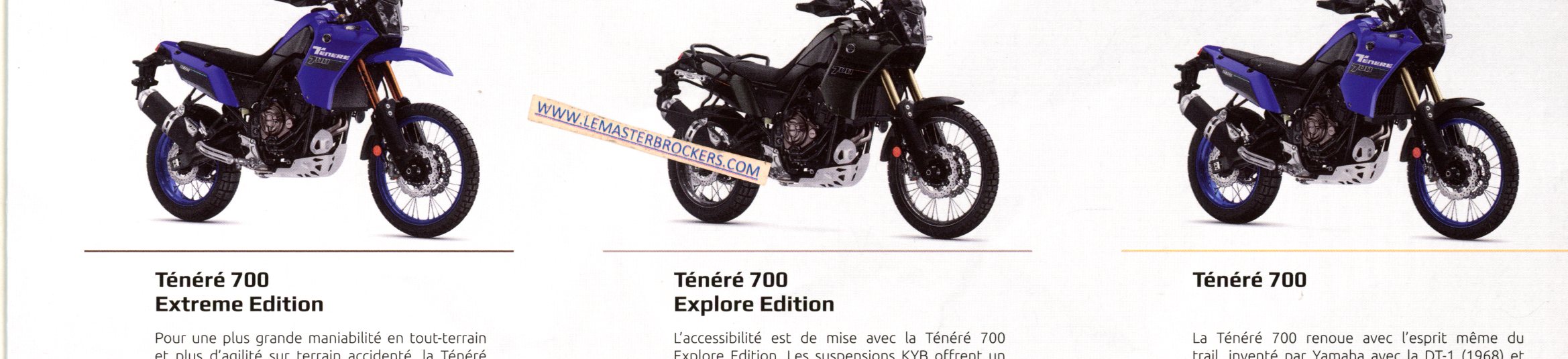 Brochure moto yamaha 700 Extrême Edition, 700 Explore édition