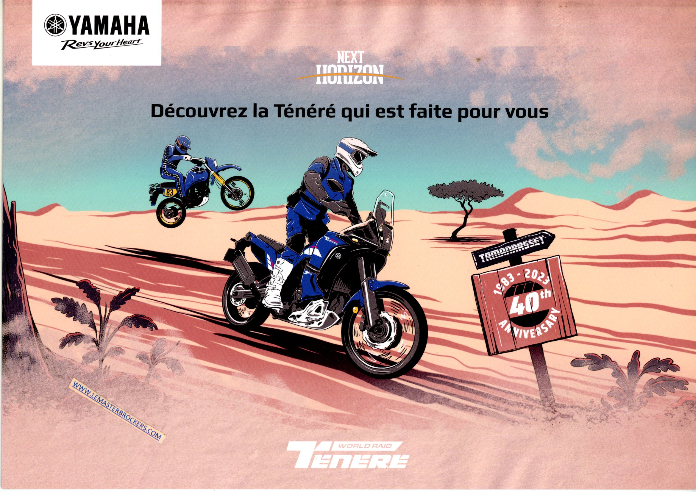 BROCHURE MOTO YAMAHA TÉNÉRÉ 700