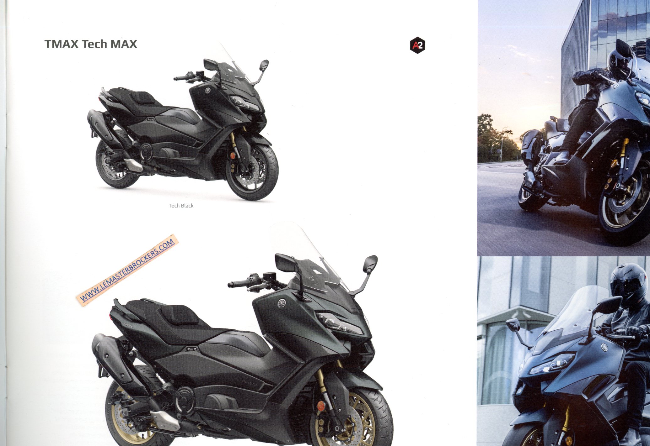 BROCHURE SCOOTER YAMAHA TMAX TECH MAX 2023
