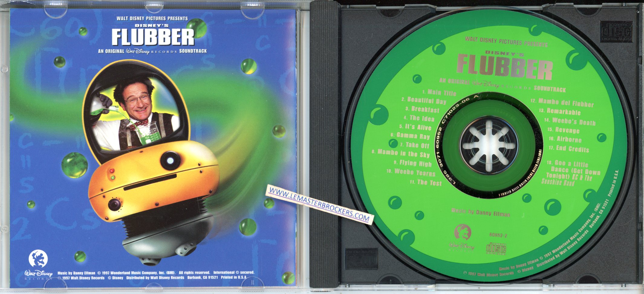 FLUBBER DANNY ELFMAN ALBUM MUSICAL DU FILM