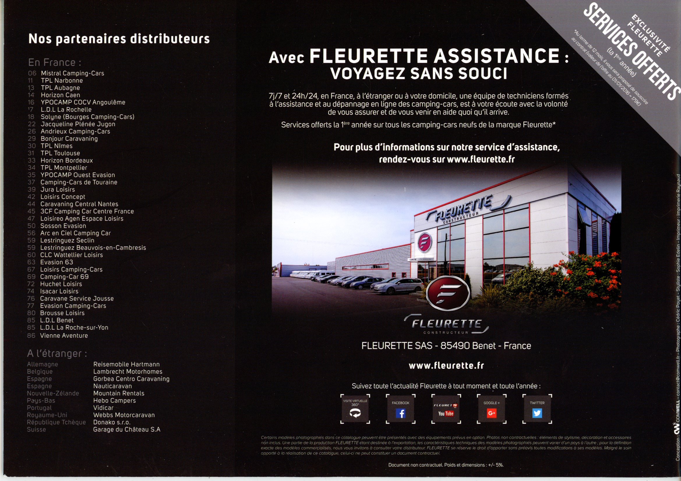 CATALOGUE CAMPING-CAR FLEURETTE 2017
