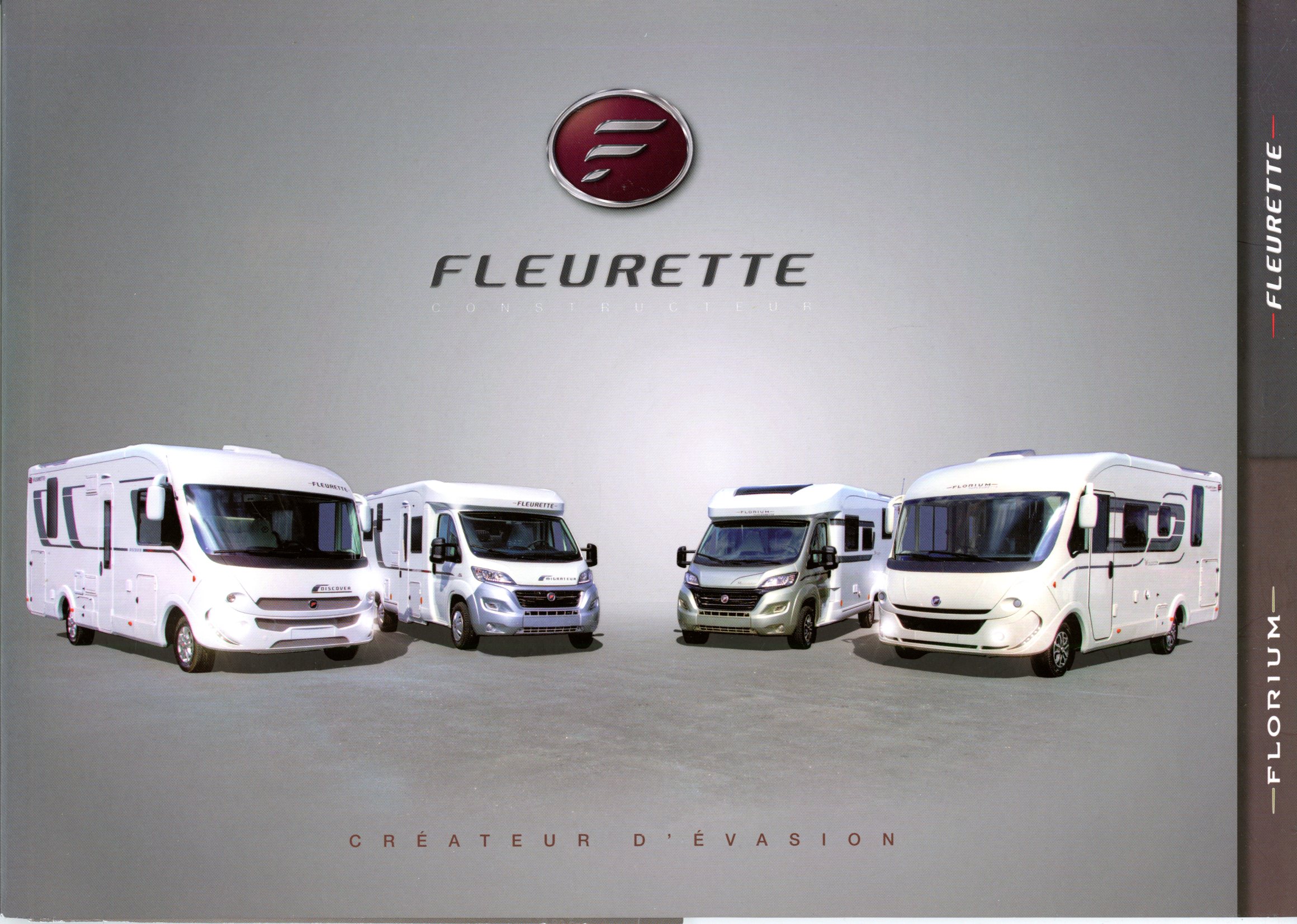 CATALOGUE CAMPING-CAR FLEURETTE MIGRATEUR - DISCOVER - MAYFLOWER - WINCESTER
