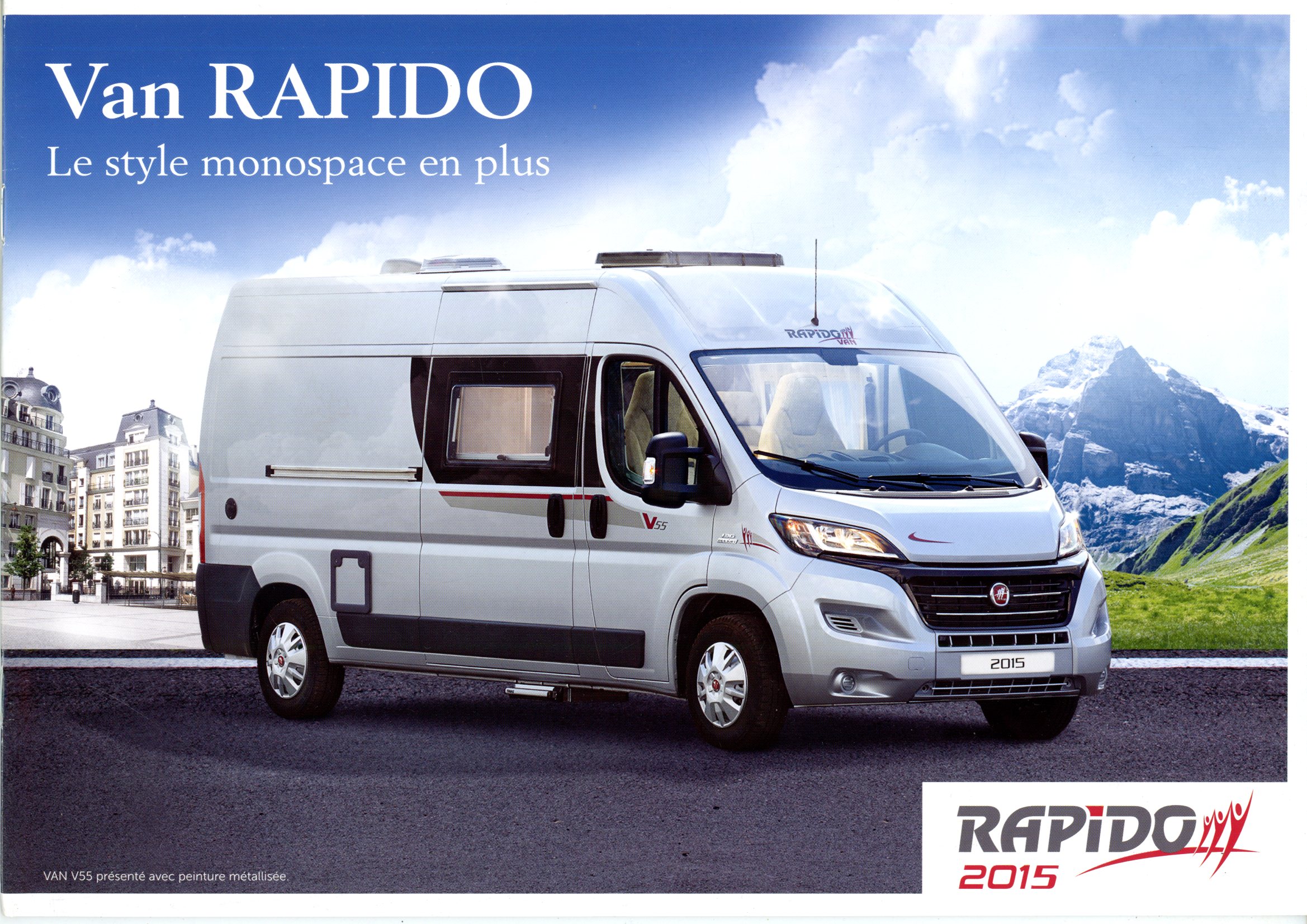 BROCHURE VAN RAPIDO V55 V56 V66 2015