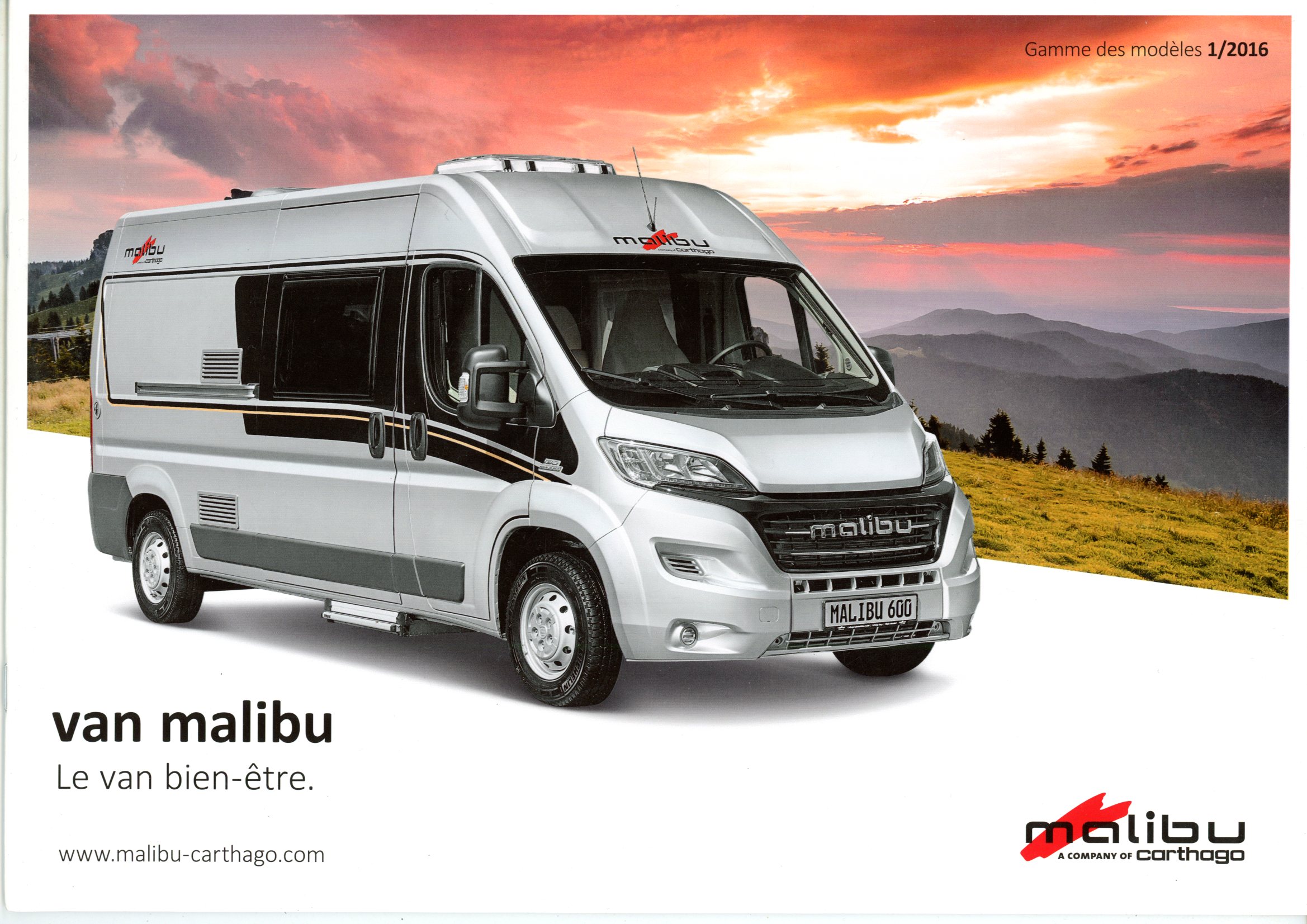 BROCHURE VAN MALIBU 600 DB2 LOW-BED 640LE