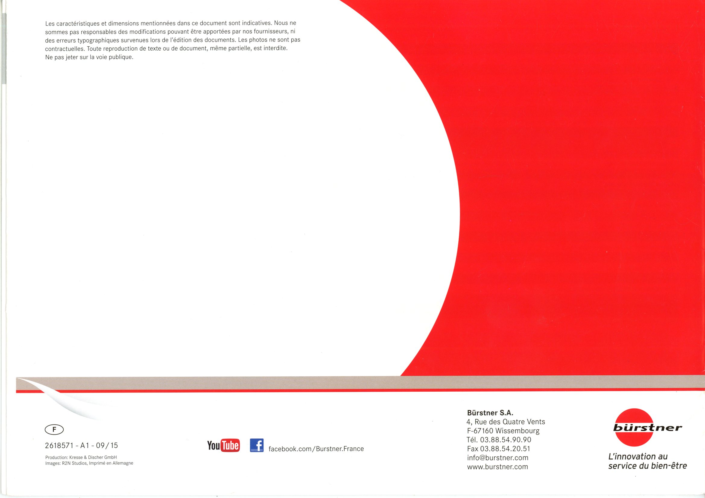 BROCHURE VAN BURSTNER CITY CAR 2016
