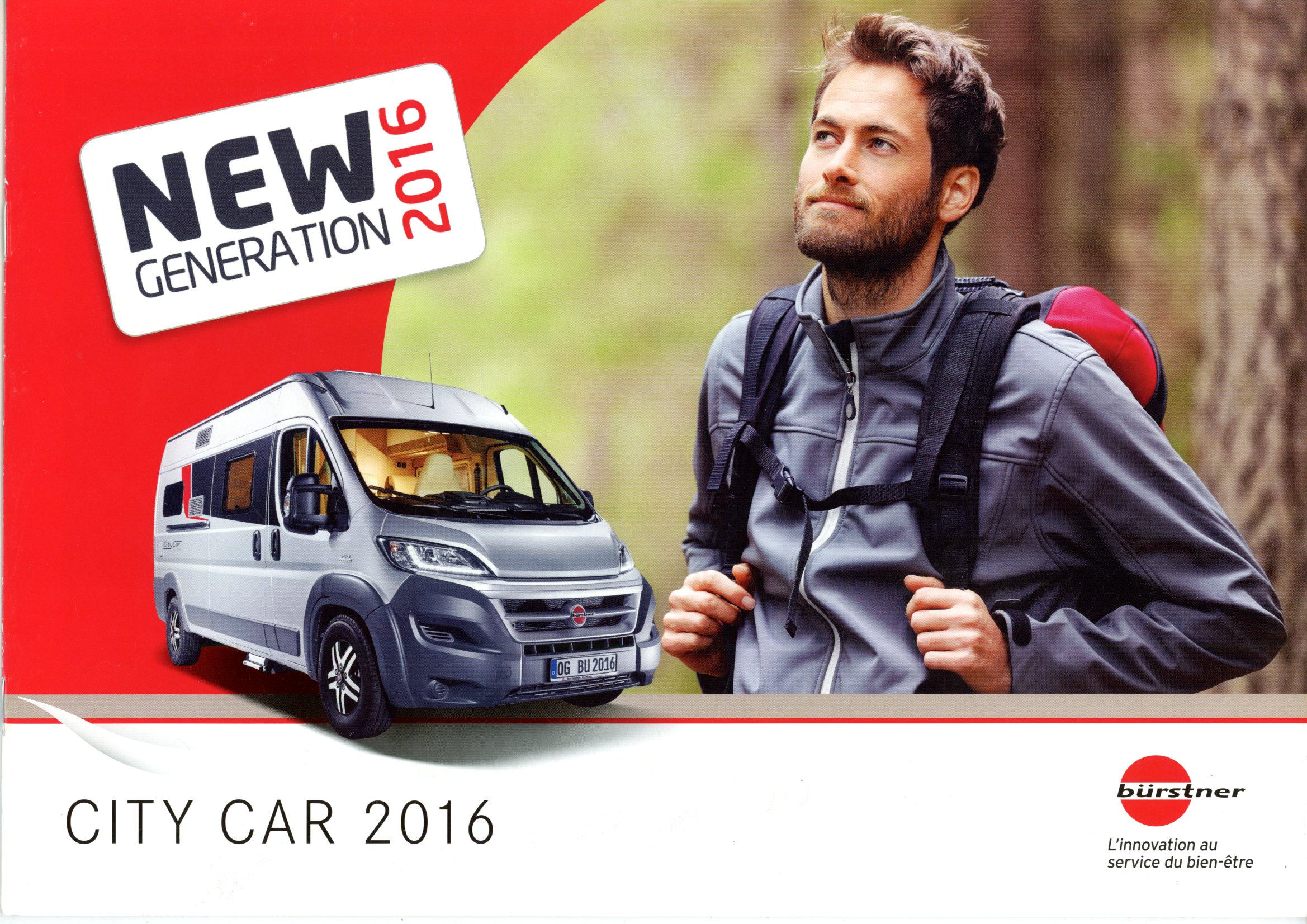 BROCHURE VAN BURSTNER CITY CAR 2016