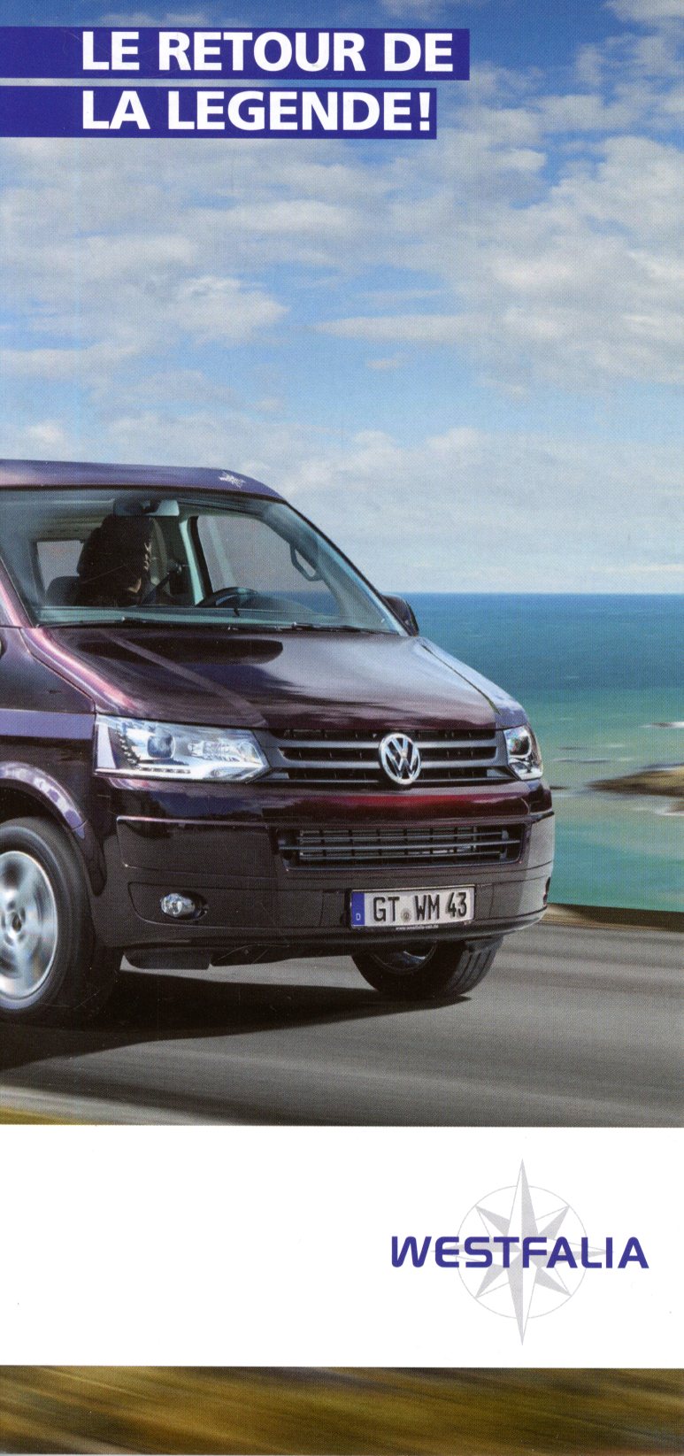PETITE BROCHURE WESTFALIA VOLKSWAGEN T5 CLUB JOKER