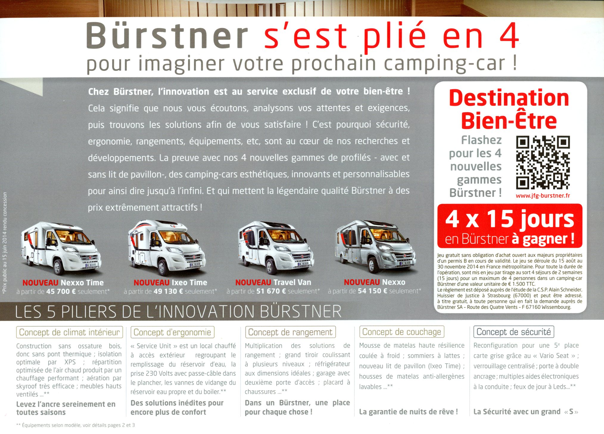 DOCUMENT LE MAG 2014 BURSTNER IXEO TIME - NEXXO TIME - TRAVEL VAN - IMPULSE