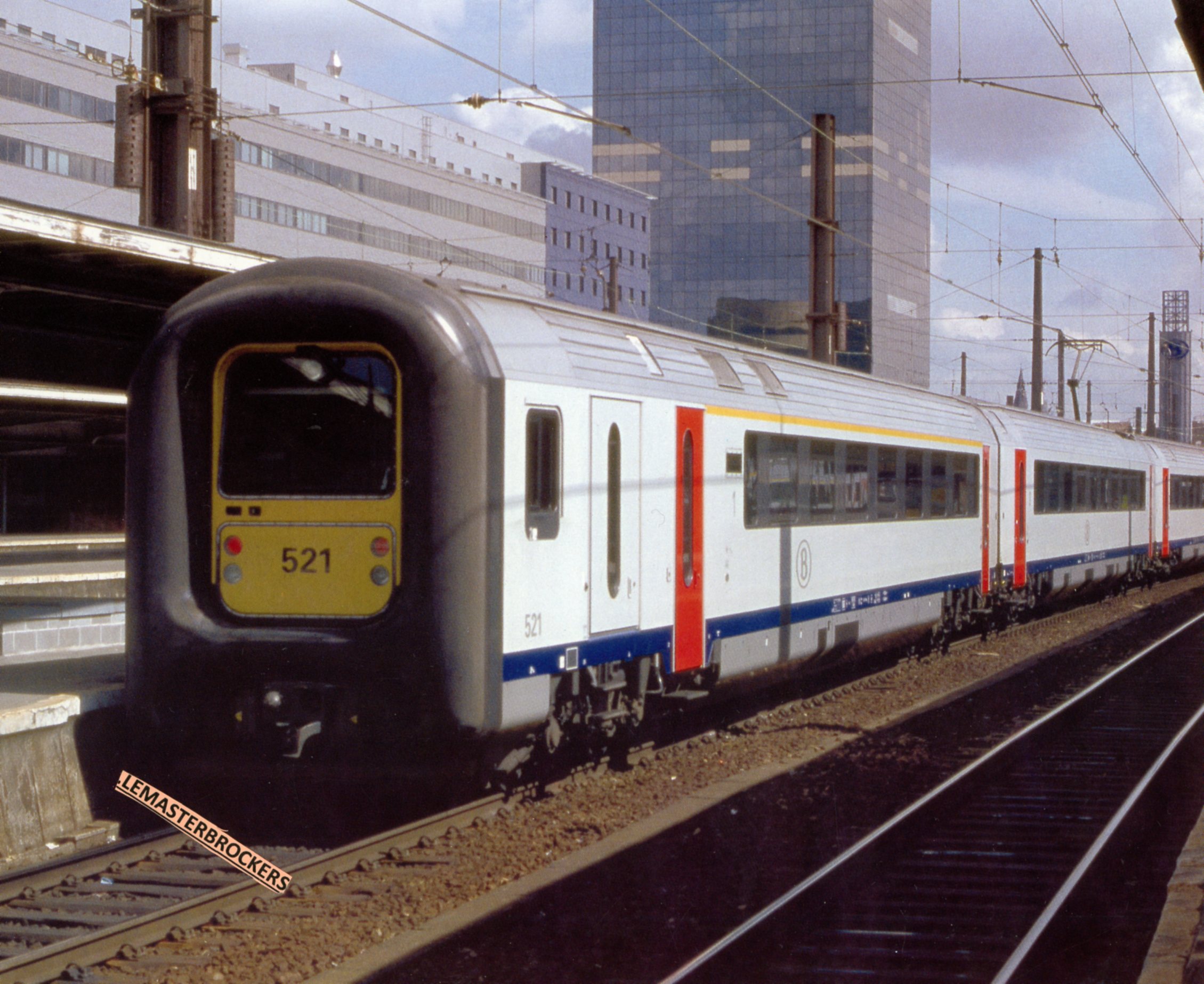 TGV DUPLEX FRANCE 1995 - RAME DE 2 MOTRICE ENCADRANT 8 REMORQUES - FICHE  TRAIN CHEMIN DE FER CARACTÉRISTIQUES - FICHES TRAIN - LEMASTERBROCKERS