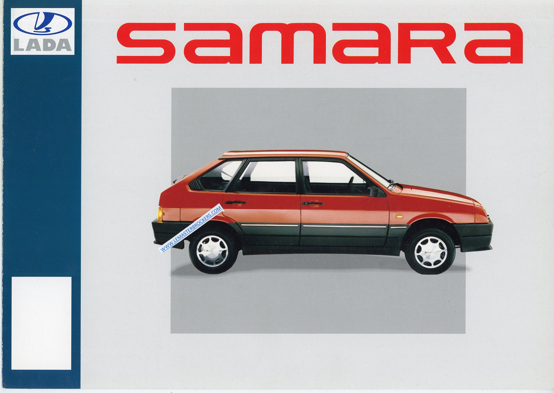 BROCHURE LADA SAMARA 1300 1500