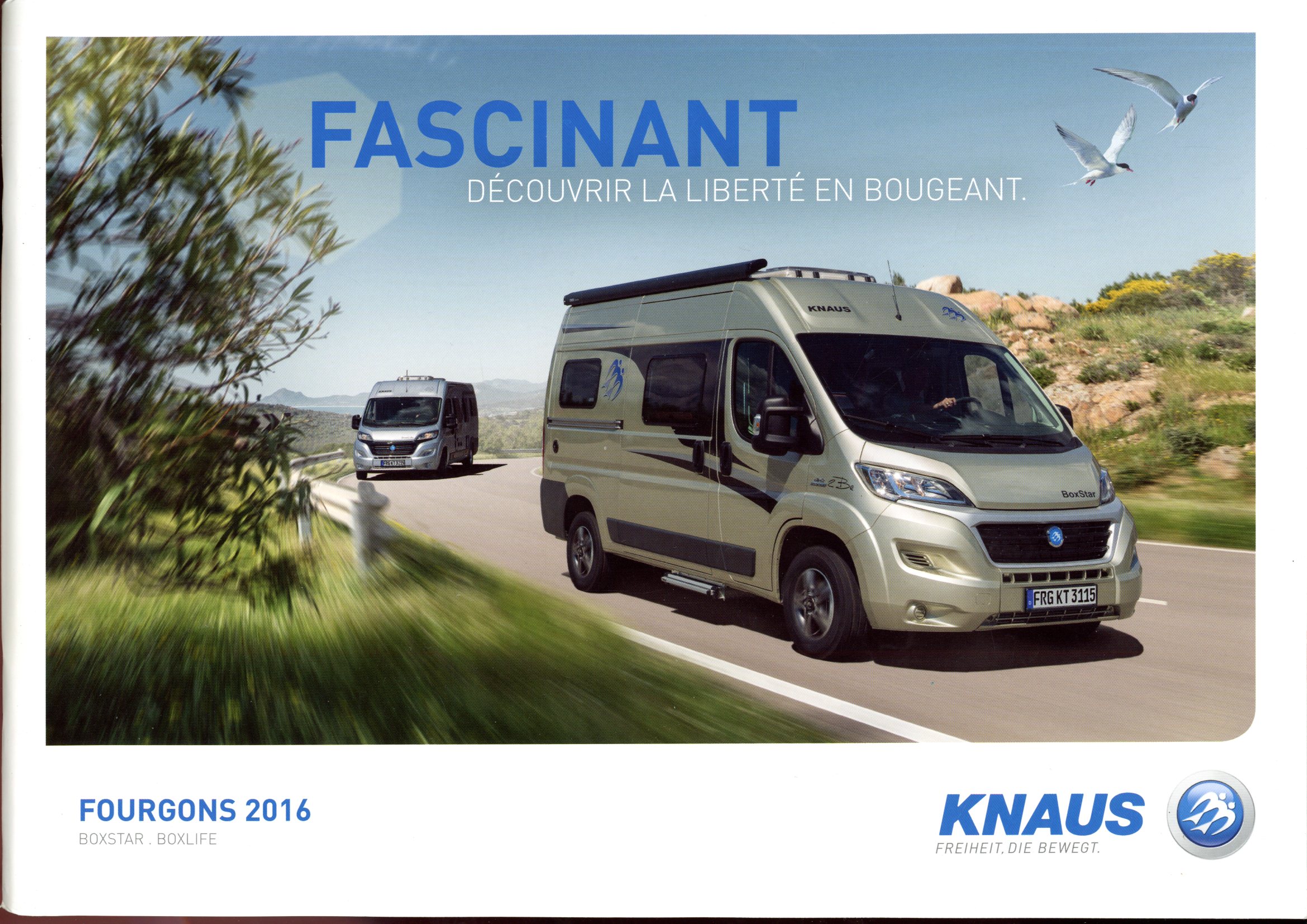 CATALOGUE KNAUS FOURGONS BOXSTAR BOXFILE 2016