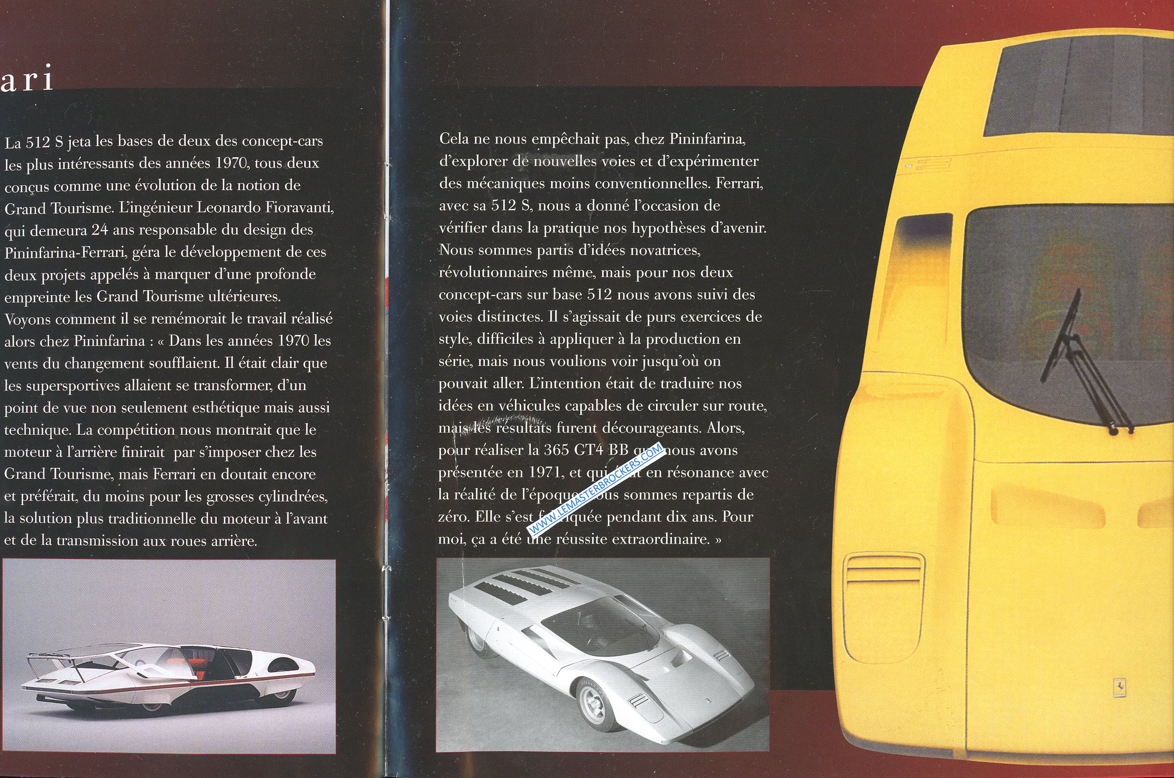 CATALOGUE FERRARI 512S 1970