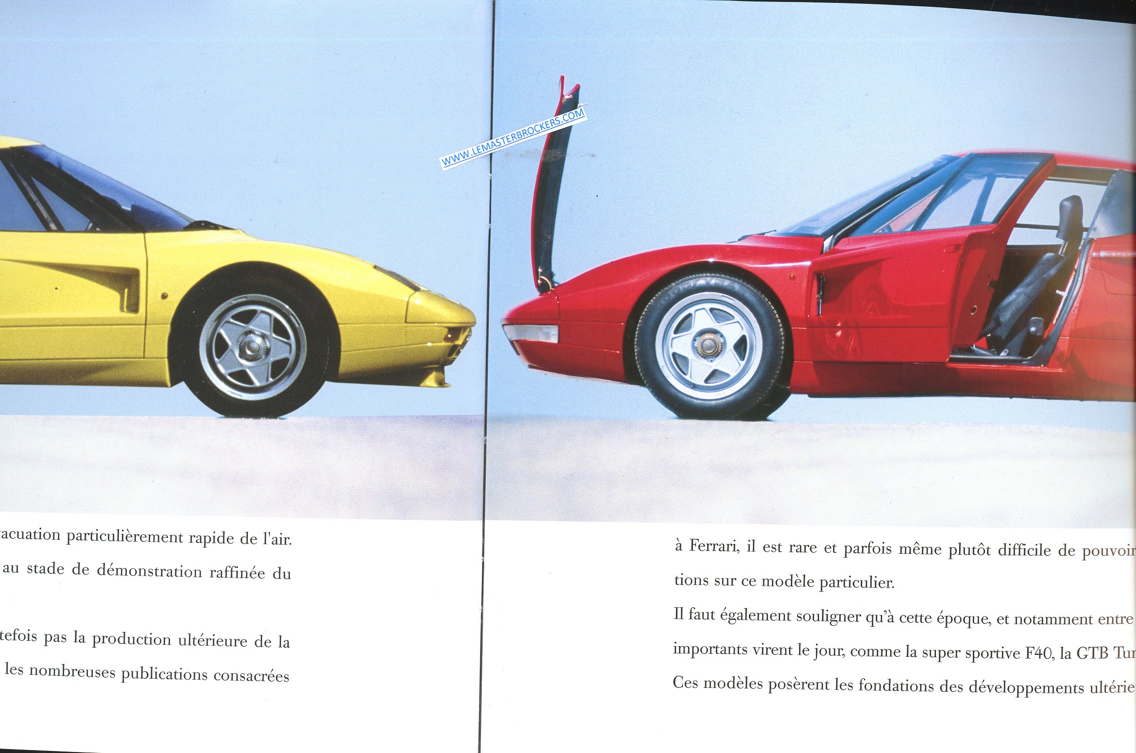 CATALOGUE FERRARI 408 4RM 1987