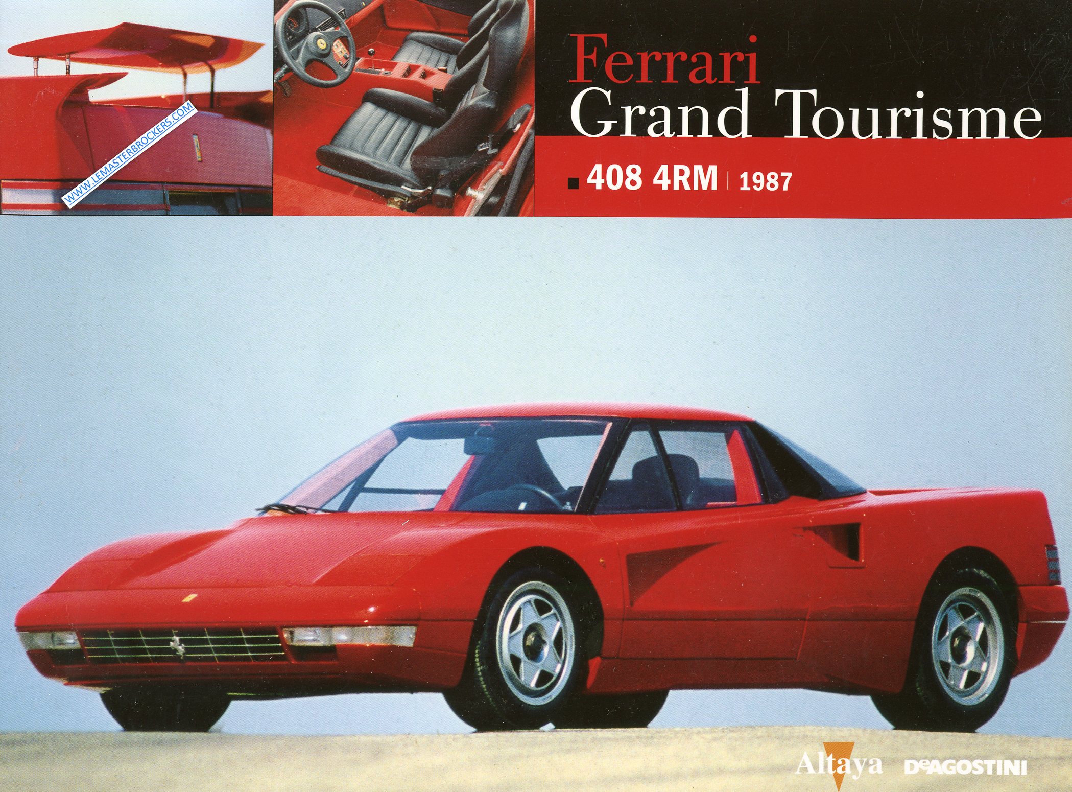 CATALOGUE FERRARI 408 4RM 1987