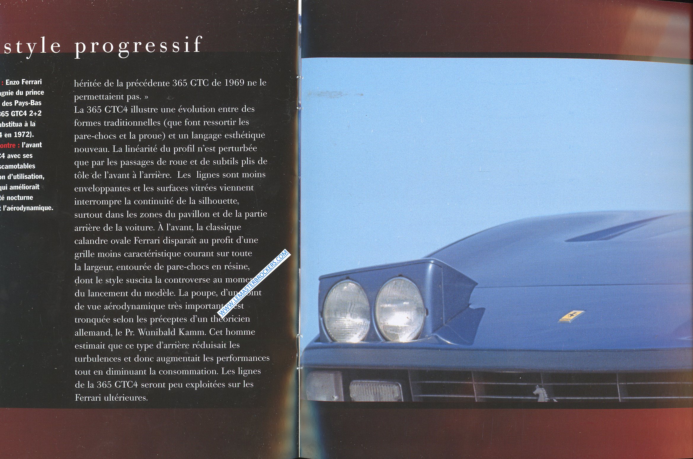 CATALOGUE FERRARI 365 GTC4 1971