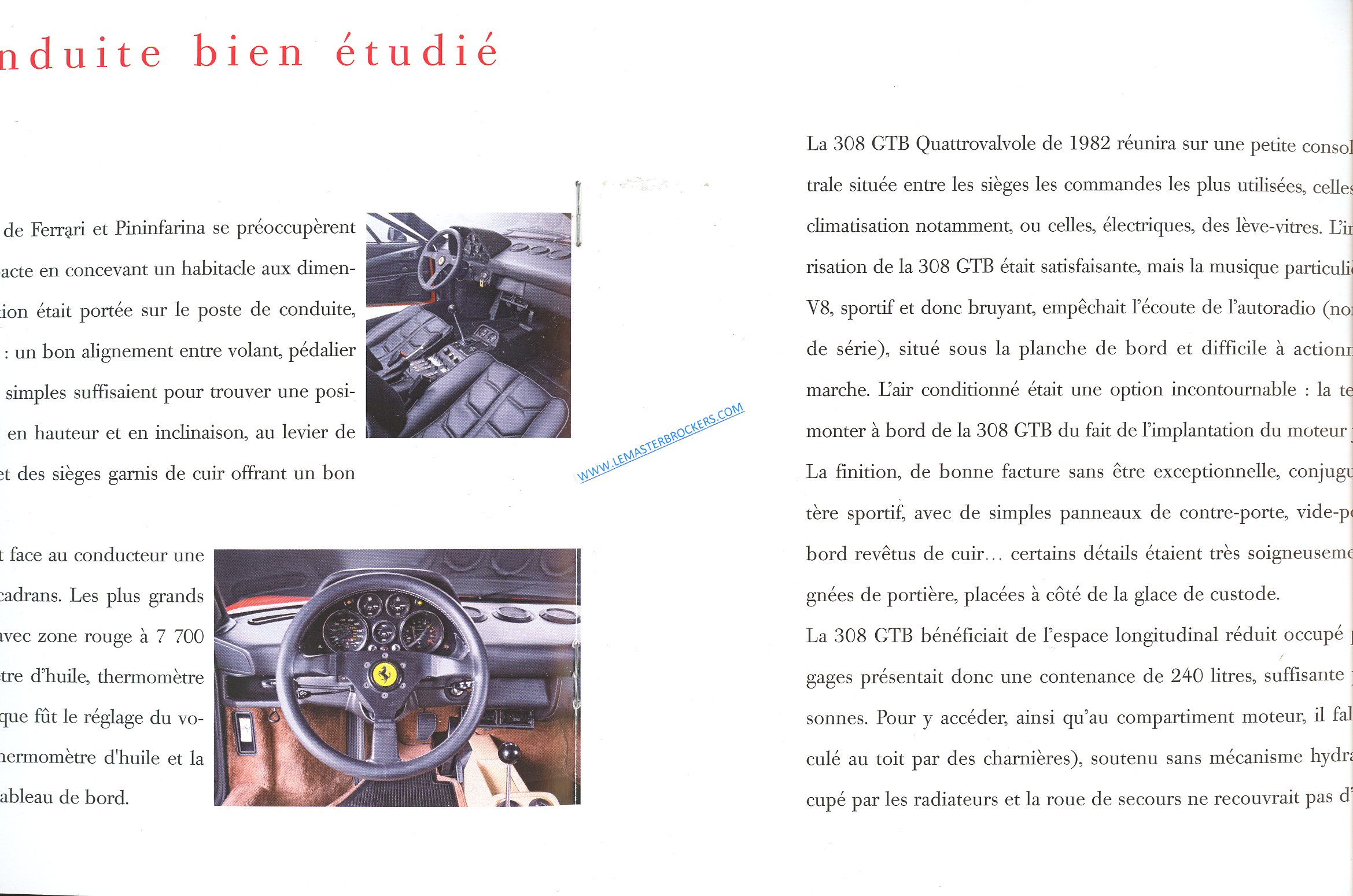 CATALOGUE FERRARI 308 GTB 1975