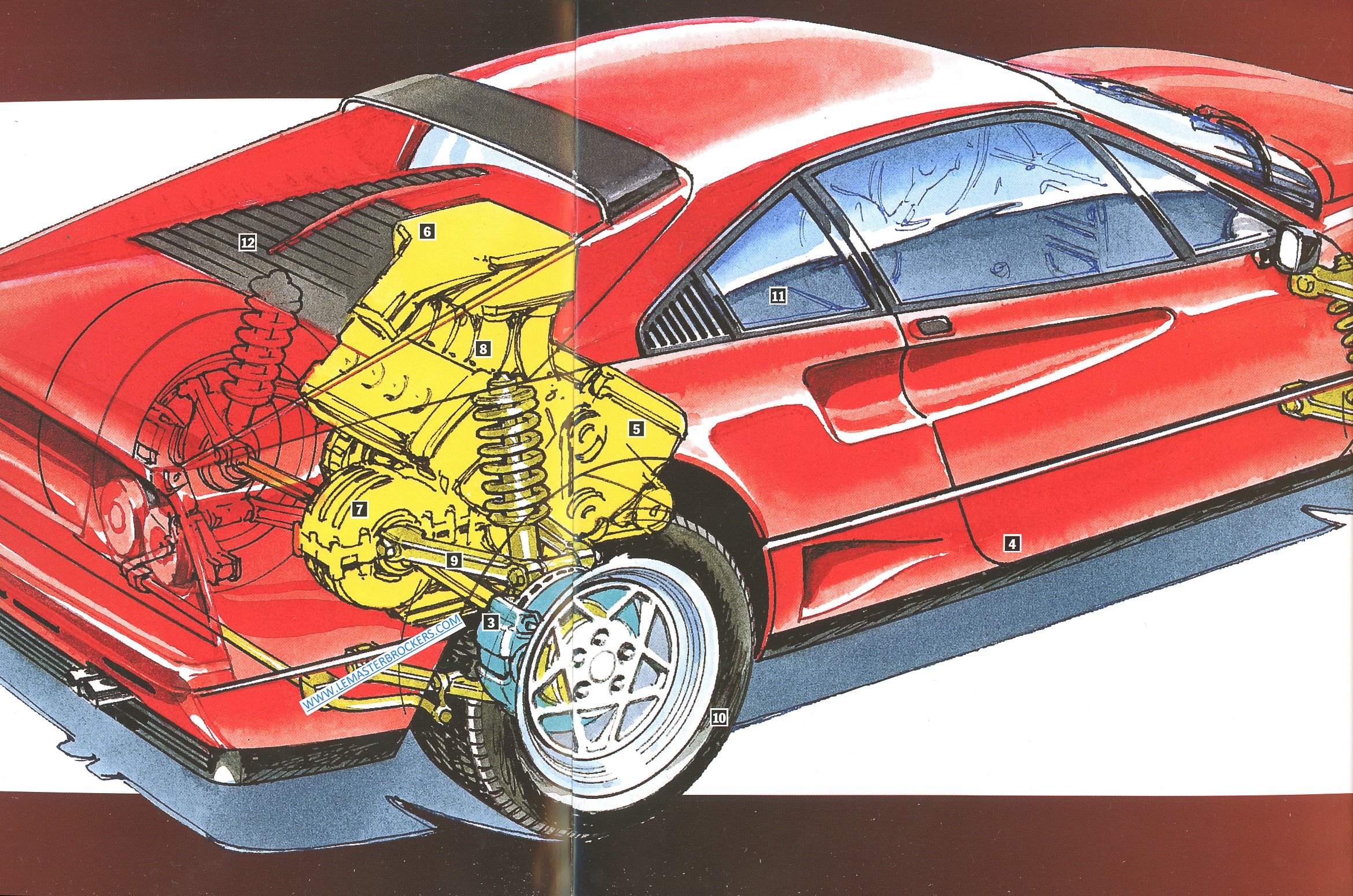 CATALOGUE FERRARI 208 GTB TURBO 1982