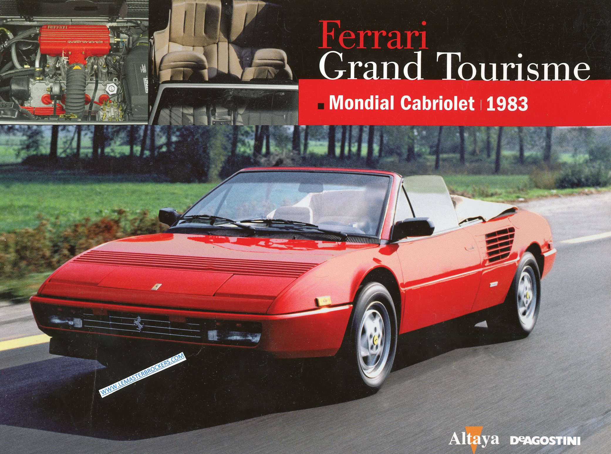 CATALOGUE FERRARI MONDIAL CABRIOLET 1983