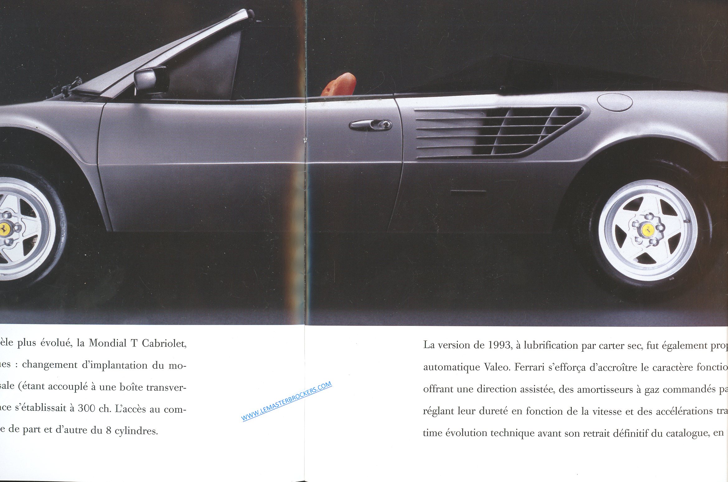 CATALOGUE FERRARI MONDIAL CABRIOLET 1983
