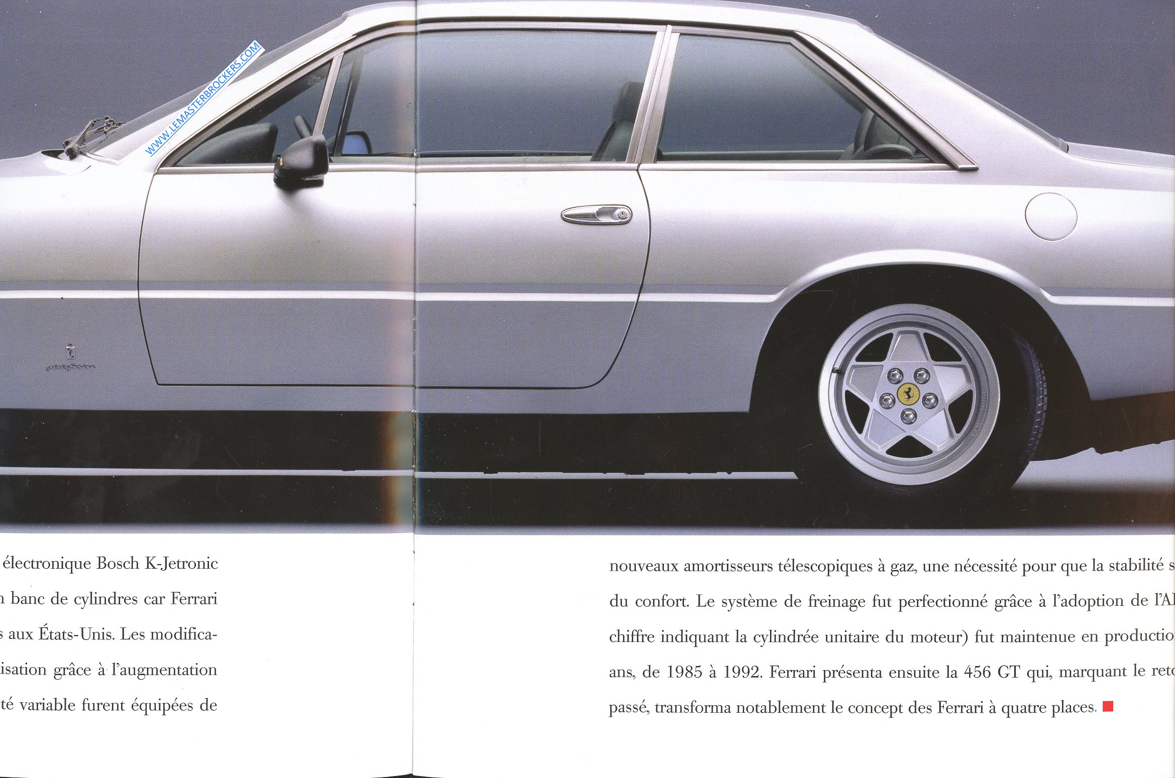 CATALOGUE FERRARI 412 1985
