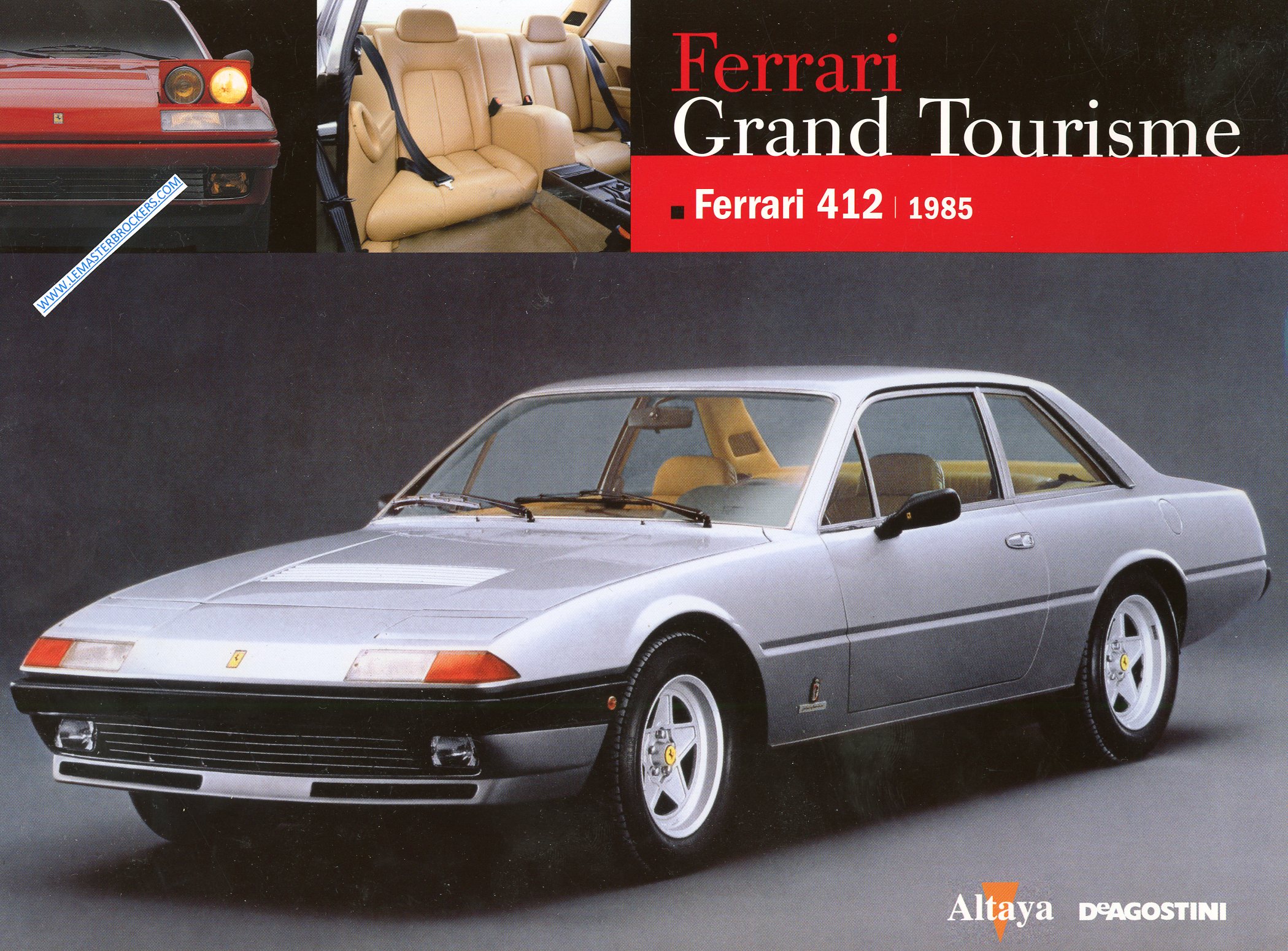 CATALOGUE FERRARI 412 1985