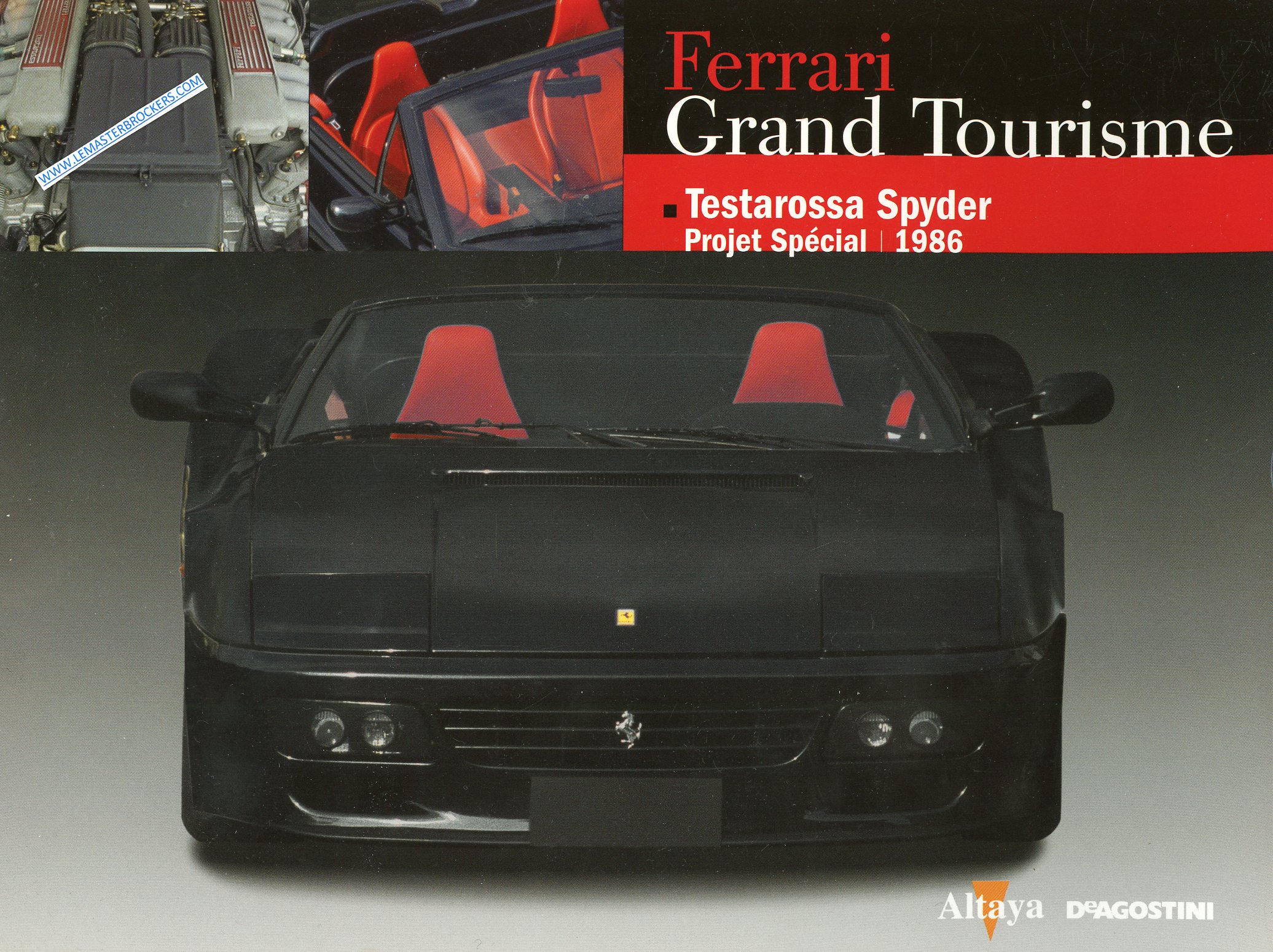 CATALOGUE FERRARI TESTAROSSA SPYDER PROJET SPECIAL 1986