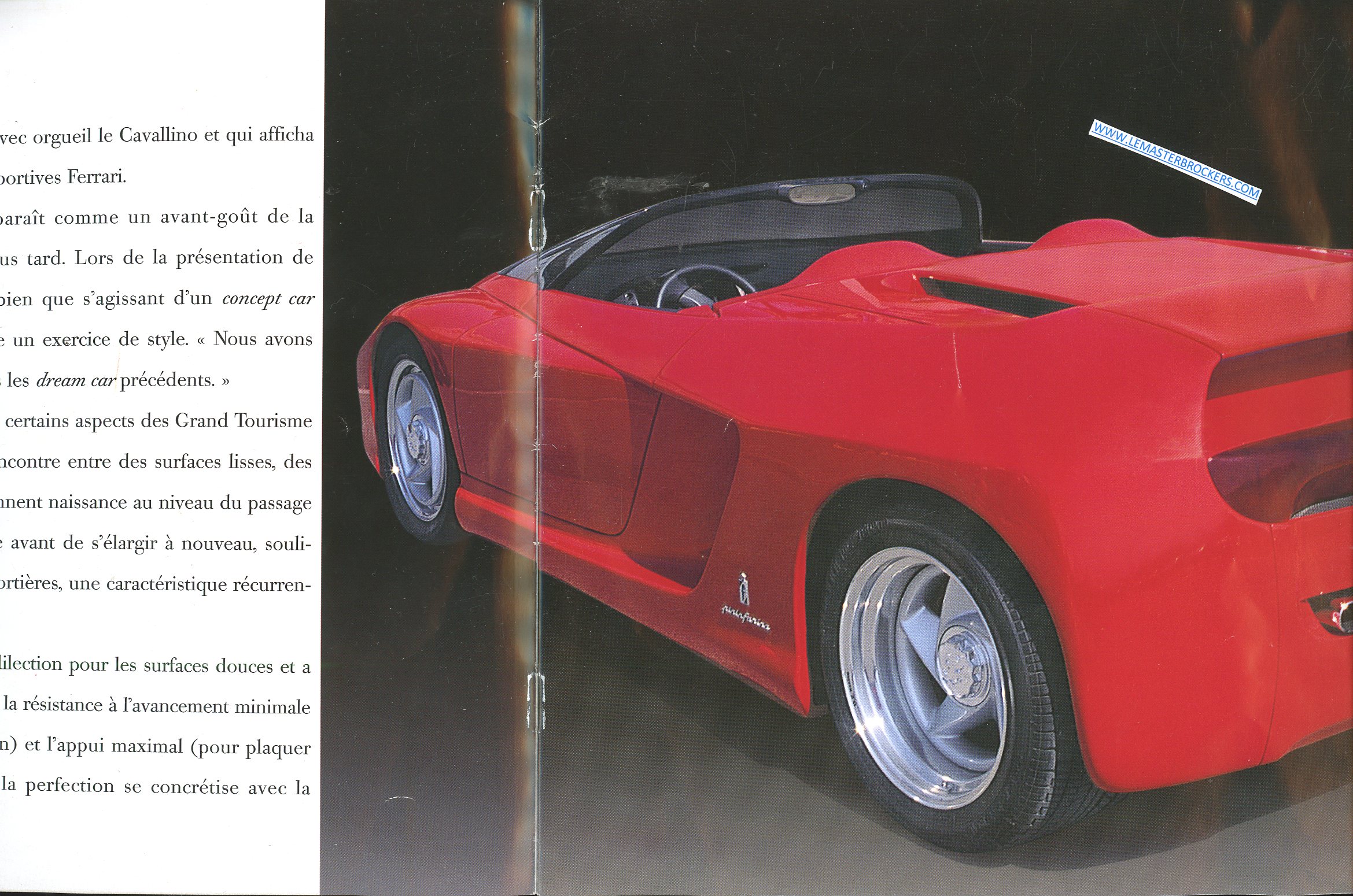 CATALOGUE FERRARI MYTHOS 1989 PROJET SPECIAL