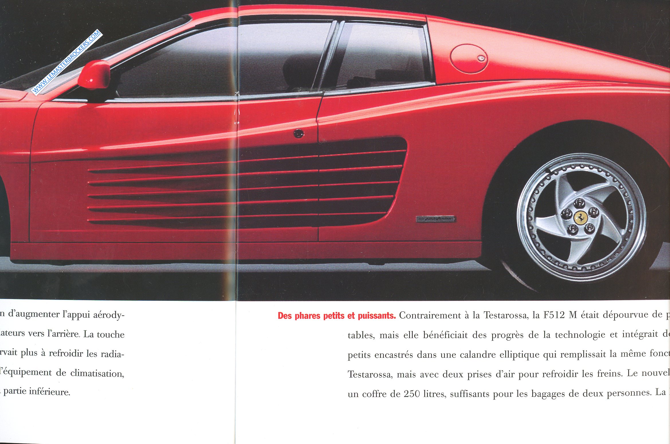 CATALOGUE FERRARI F512 M 1994