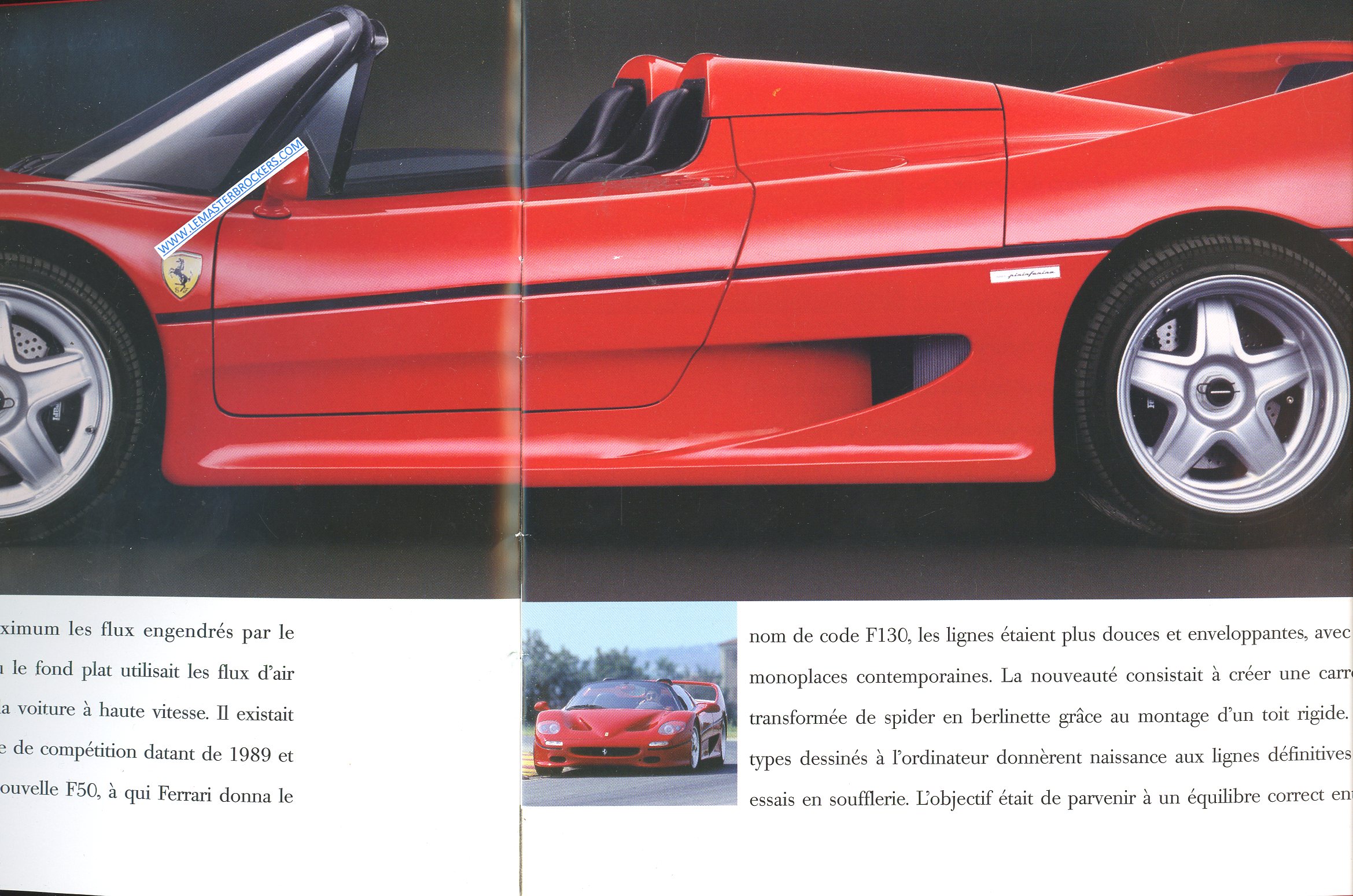 CATALOGUE FERRARI F50 1995