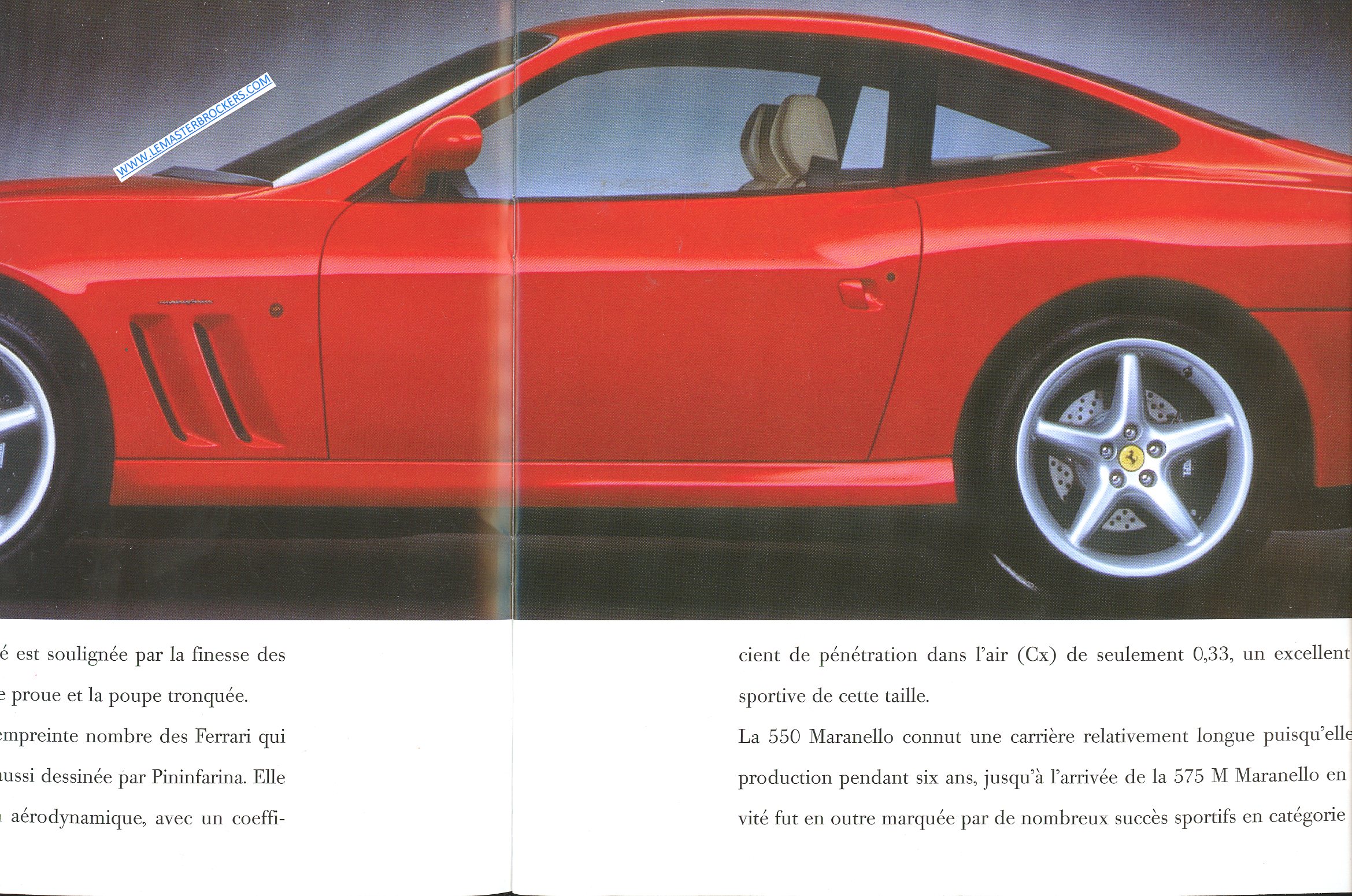 Ferrari - 550 Maranello 1996 - Modèle Presse - 1/24 - Autos Miniatures