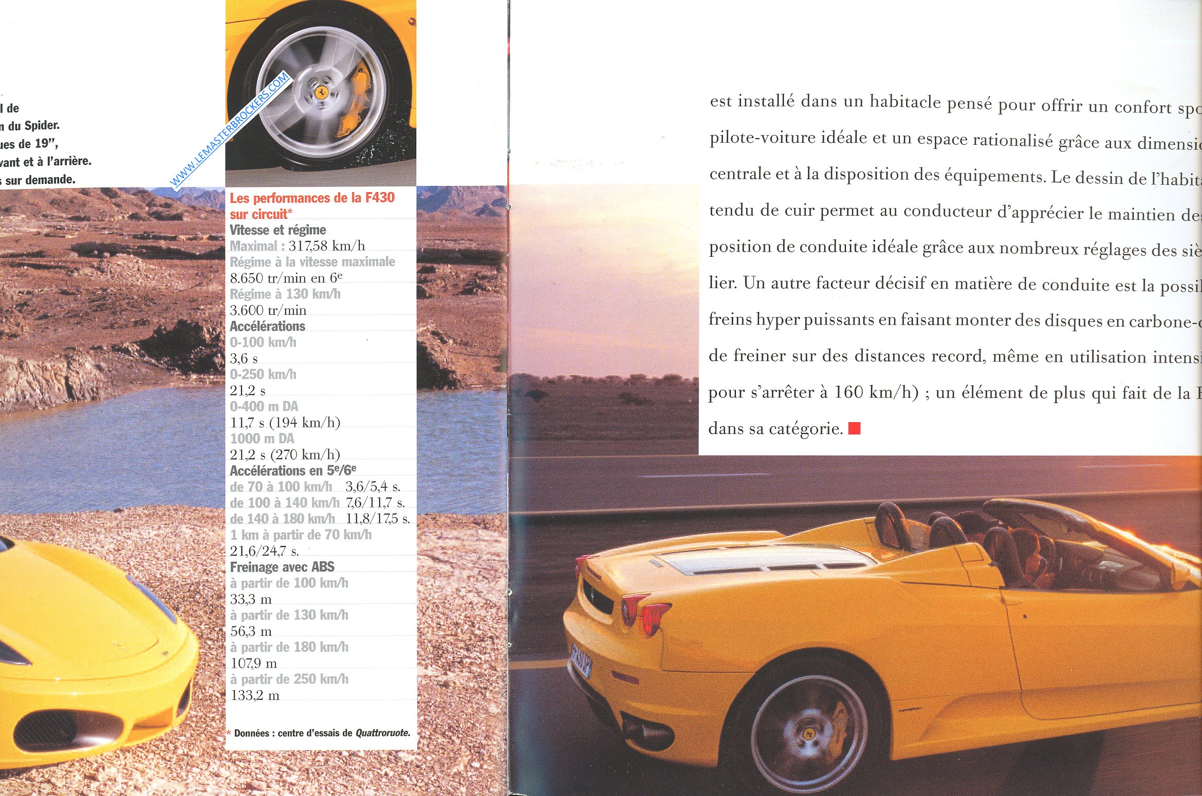 CATALOGUE FERRARI F430 2004