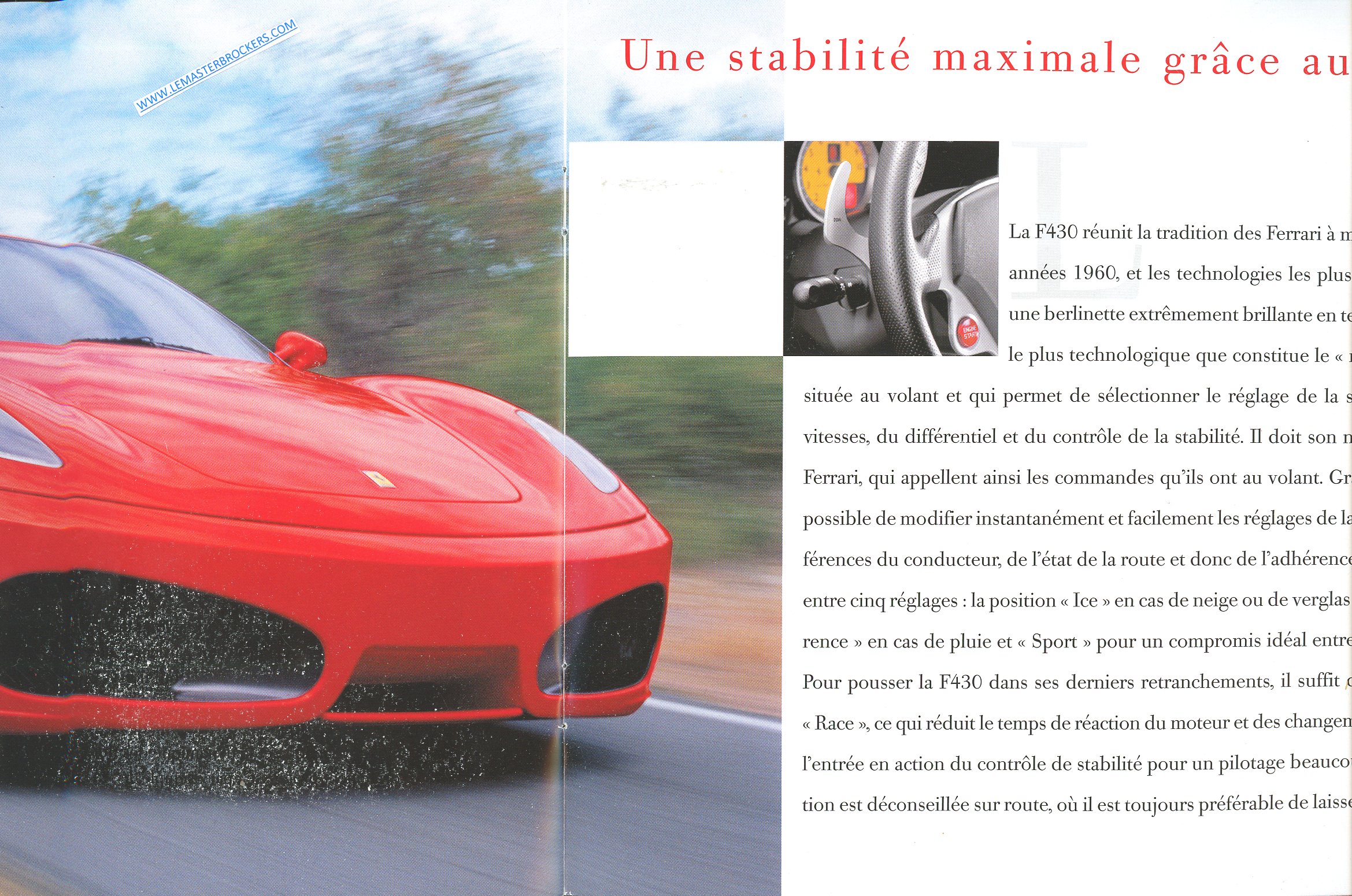 CATALOGUE FERRARI F430 2004