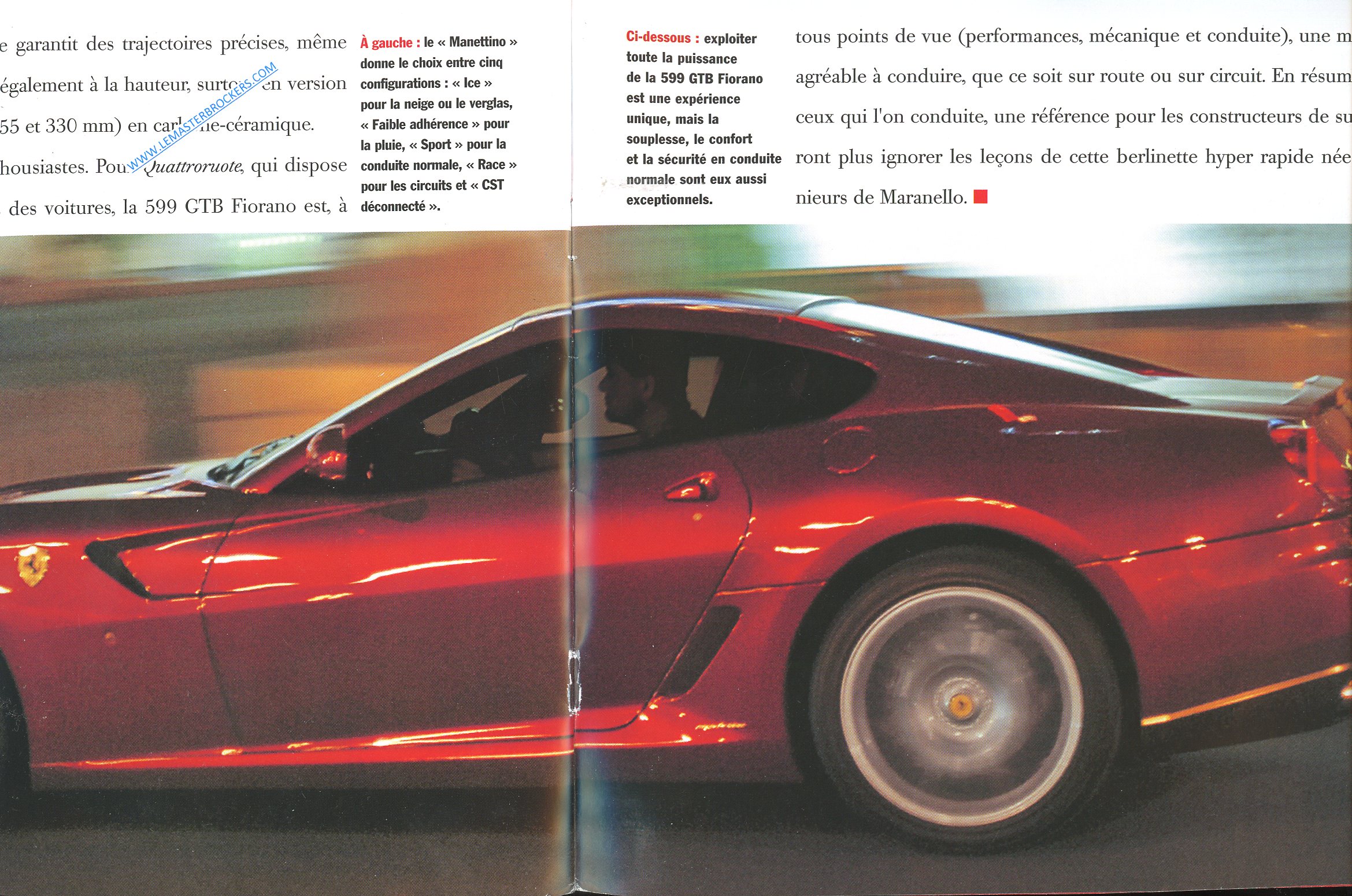 CATALOGUE FERRARI 599 GTB FIORANO 2006