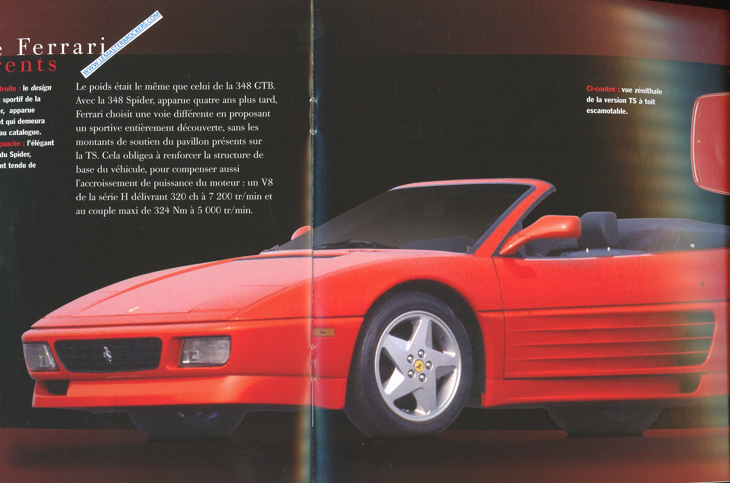 CATALOGUE FERRARI 348 TB 1989