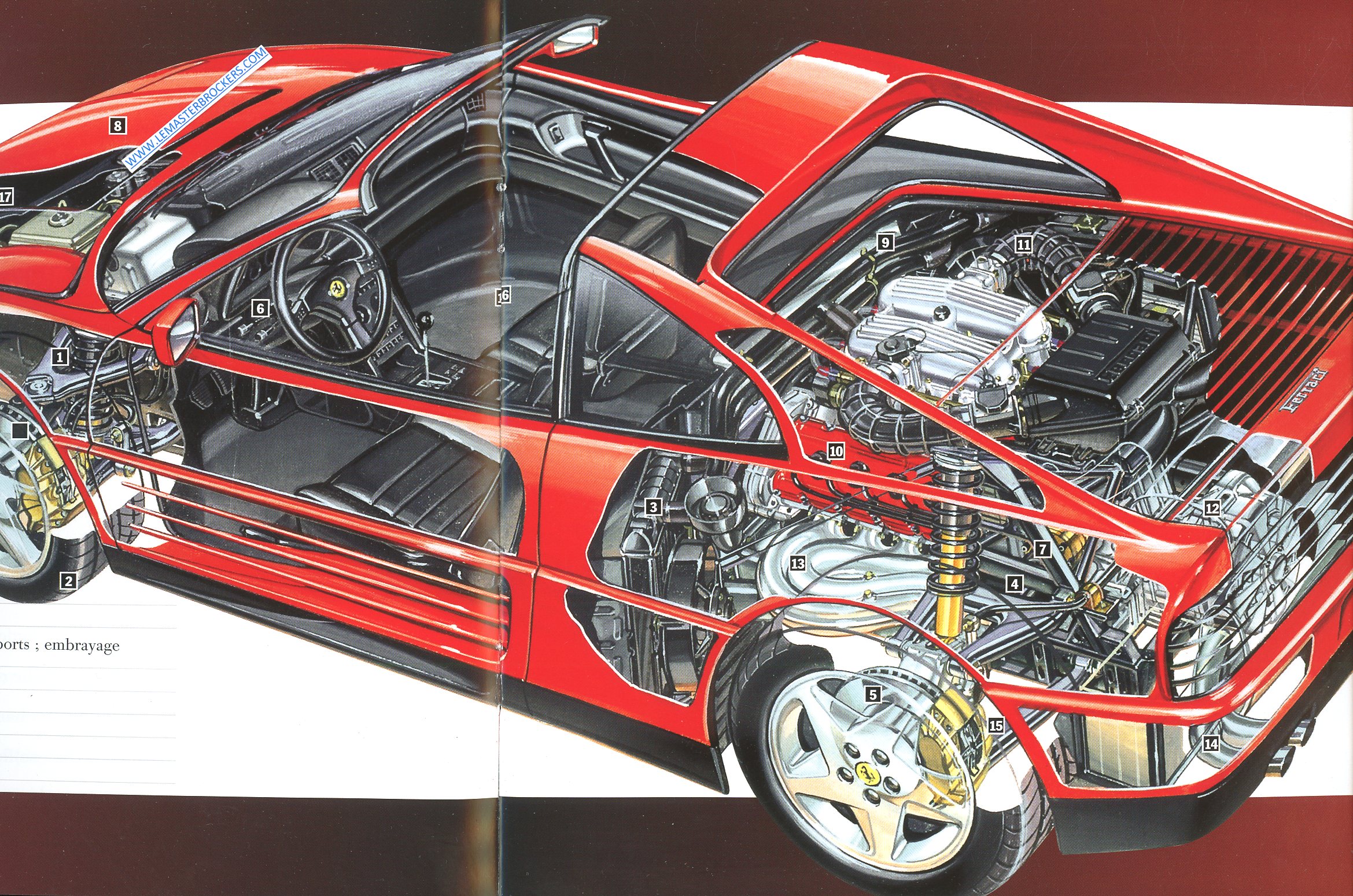 CATALOGUE FERRARI 348 TB 1989