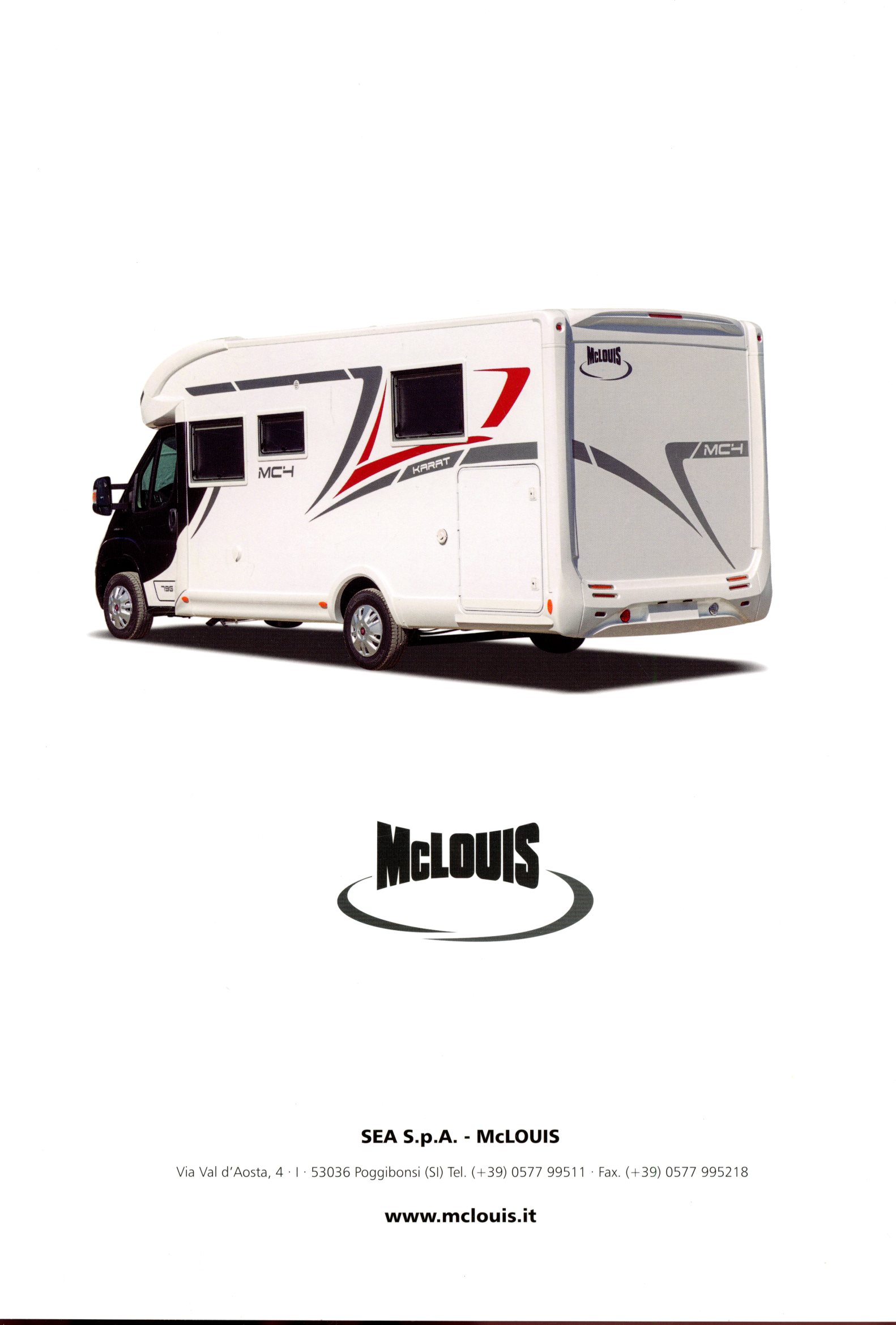 CATALOGUE McLOUIS 2017 NEVIS MC4 GLAMYS MENFYS VAN