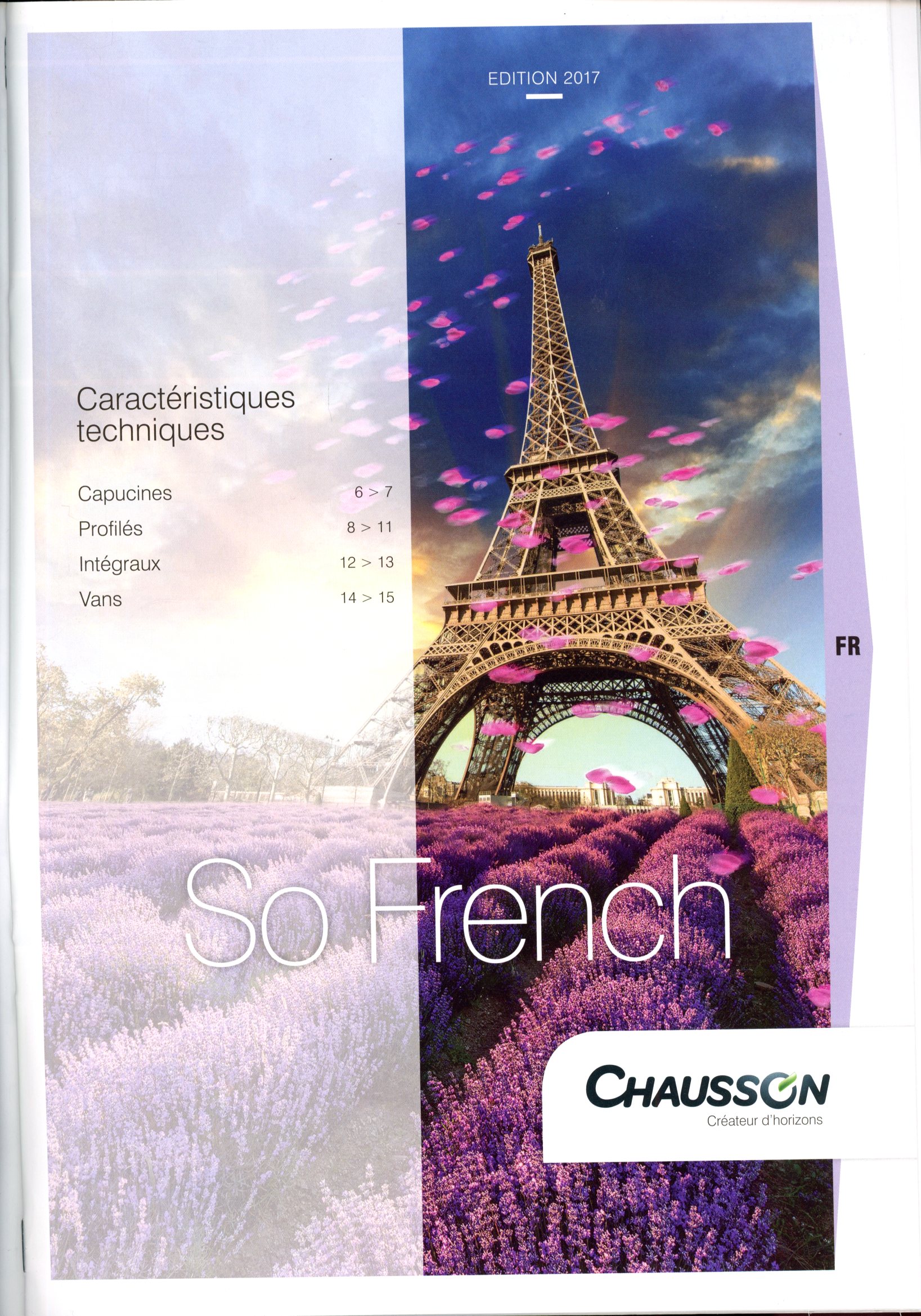 CATALOGUE CHAUSSON SO FRENCH 2017 CAMPING-CARS ET VANS