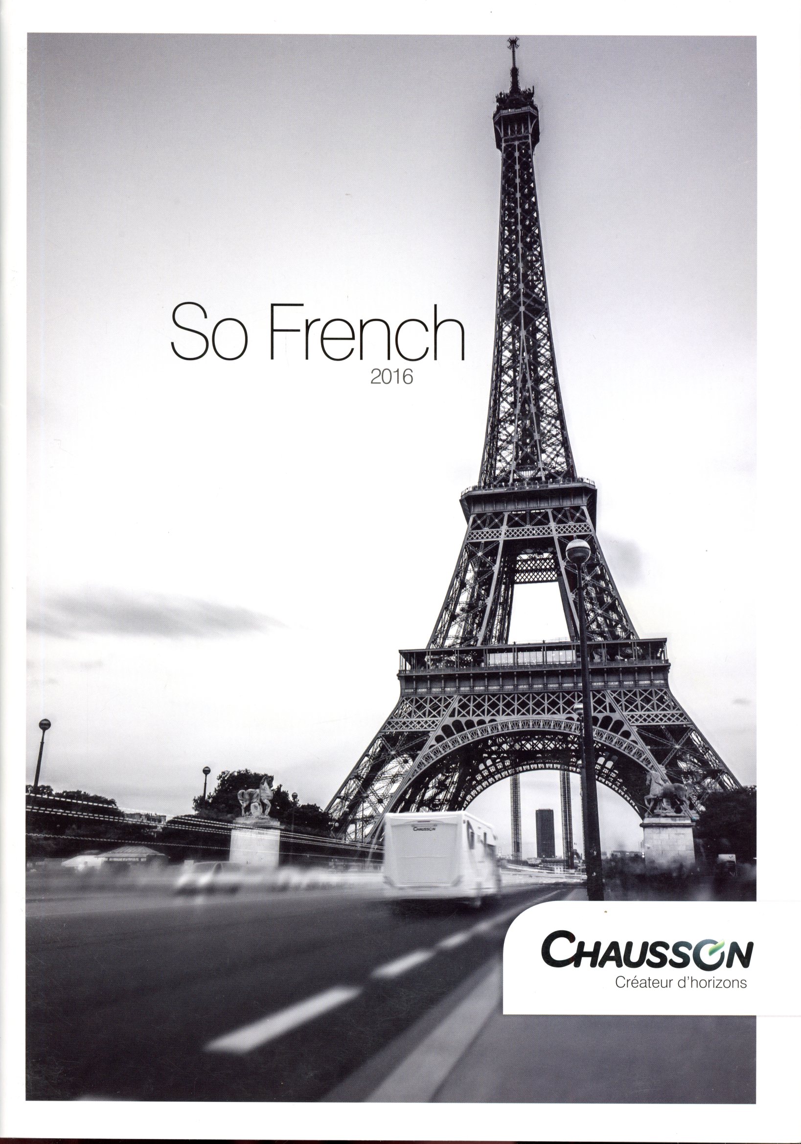 CATALOGUE CHAUSSON SO FRENCH 2016 CAMPING-CARS ET VANS