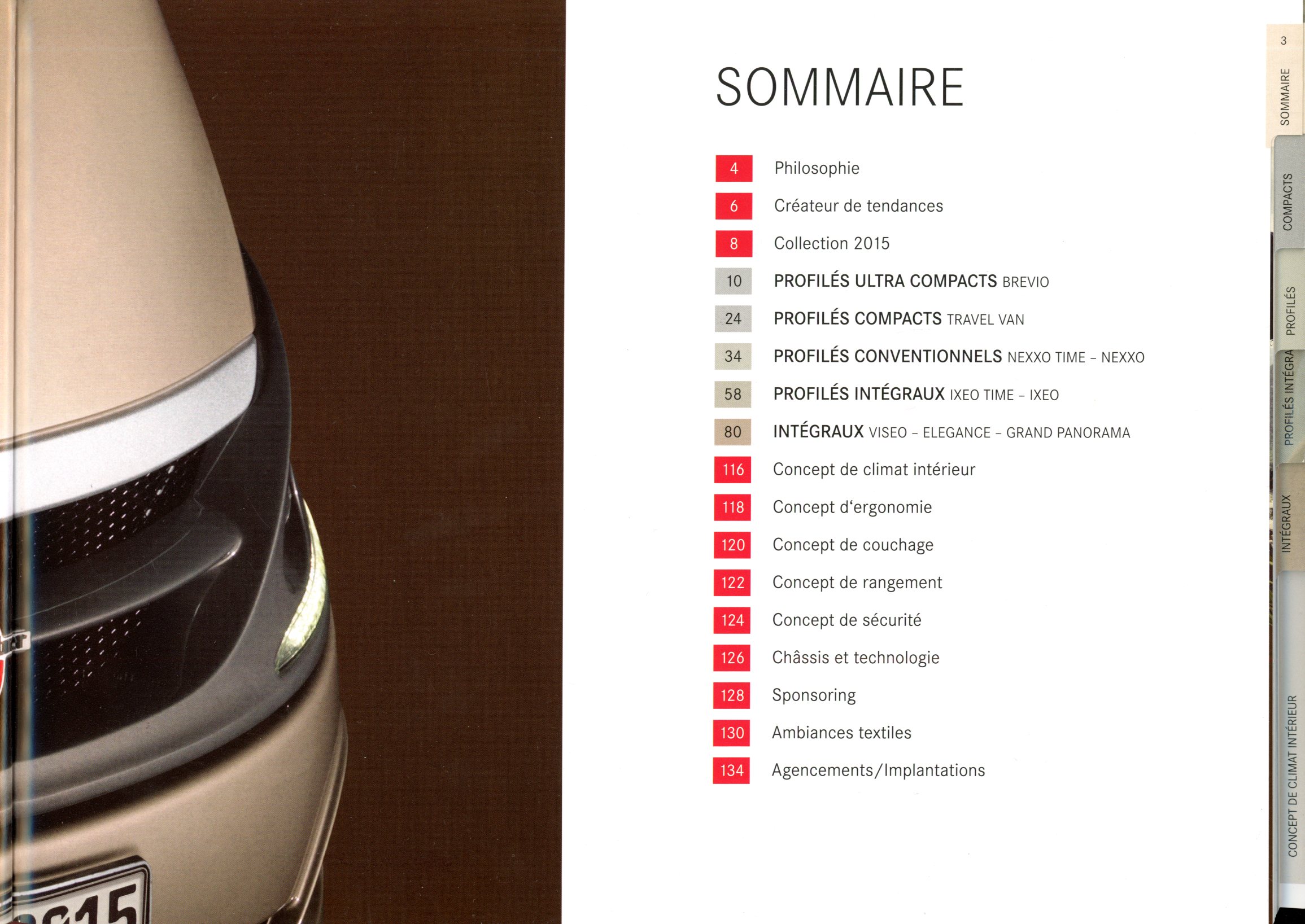 CATALOGUE BÜRSTNER 2015 CAMPING-CARS
