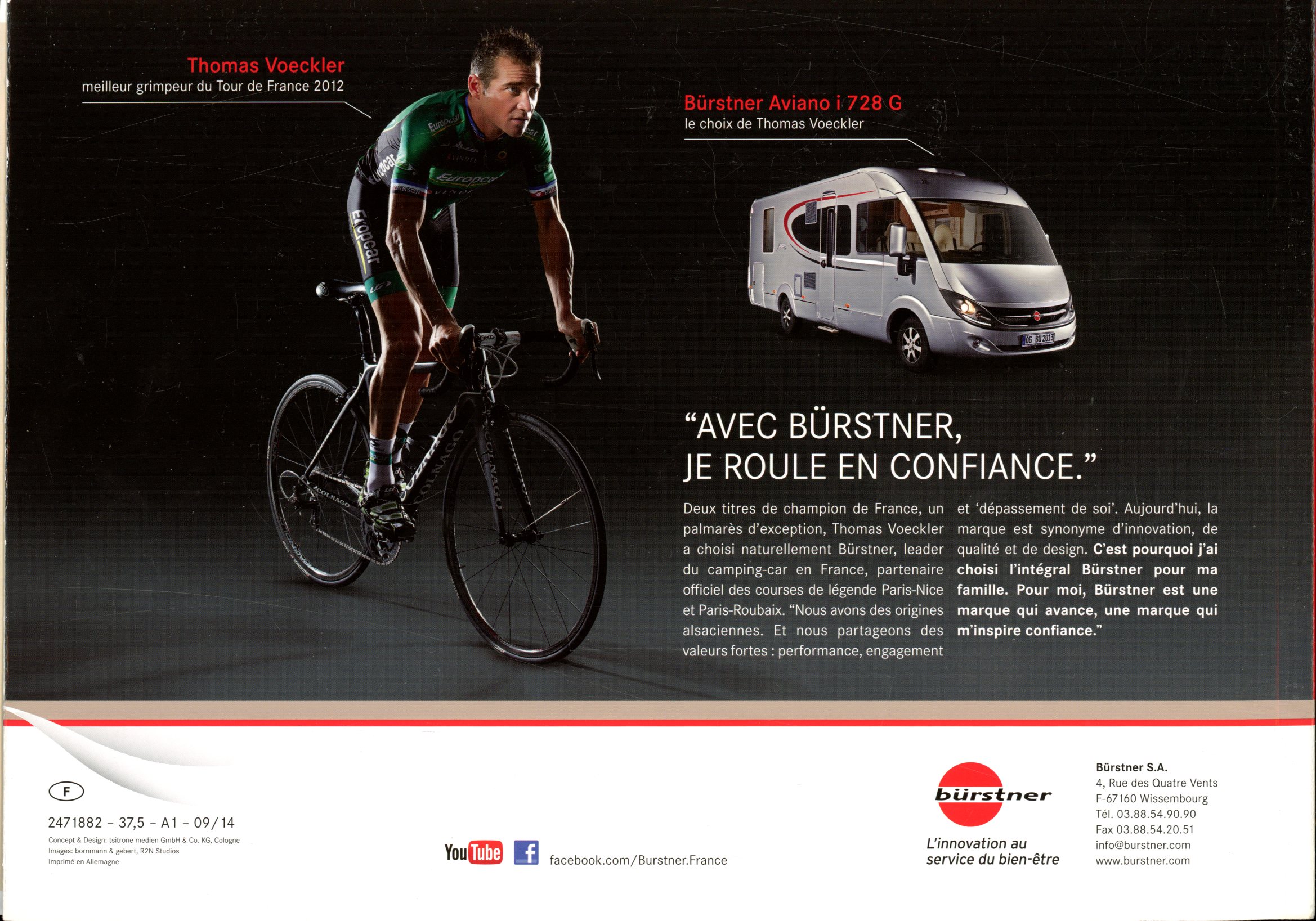 CATALOGUE BÜRSTNER 2015 CAMPING-CARS