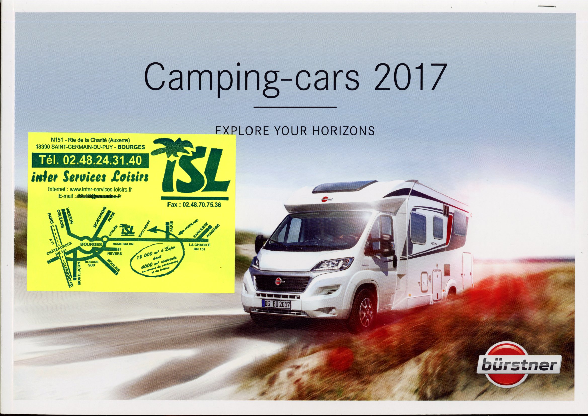 CATALOGUE BÜRSTNER 2017 CAMPING-CARS
