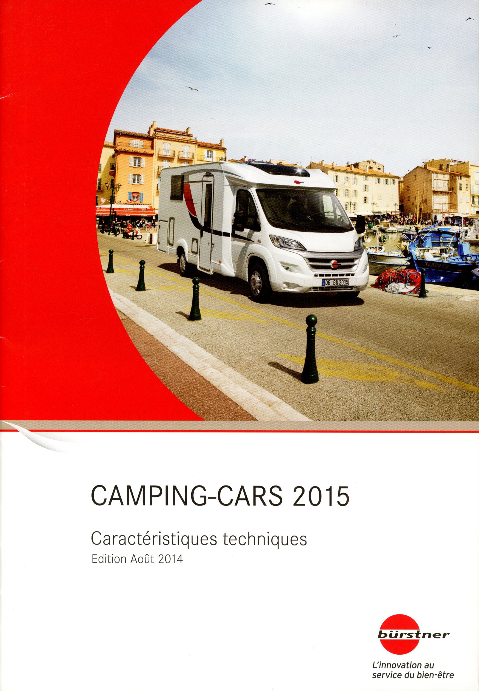 CATALOGUE BÜRSTNER 2015 CARACTERISTIQUES TECHNIQUES EDITION 2014