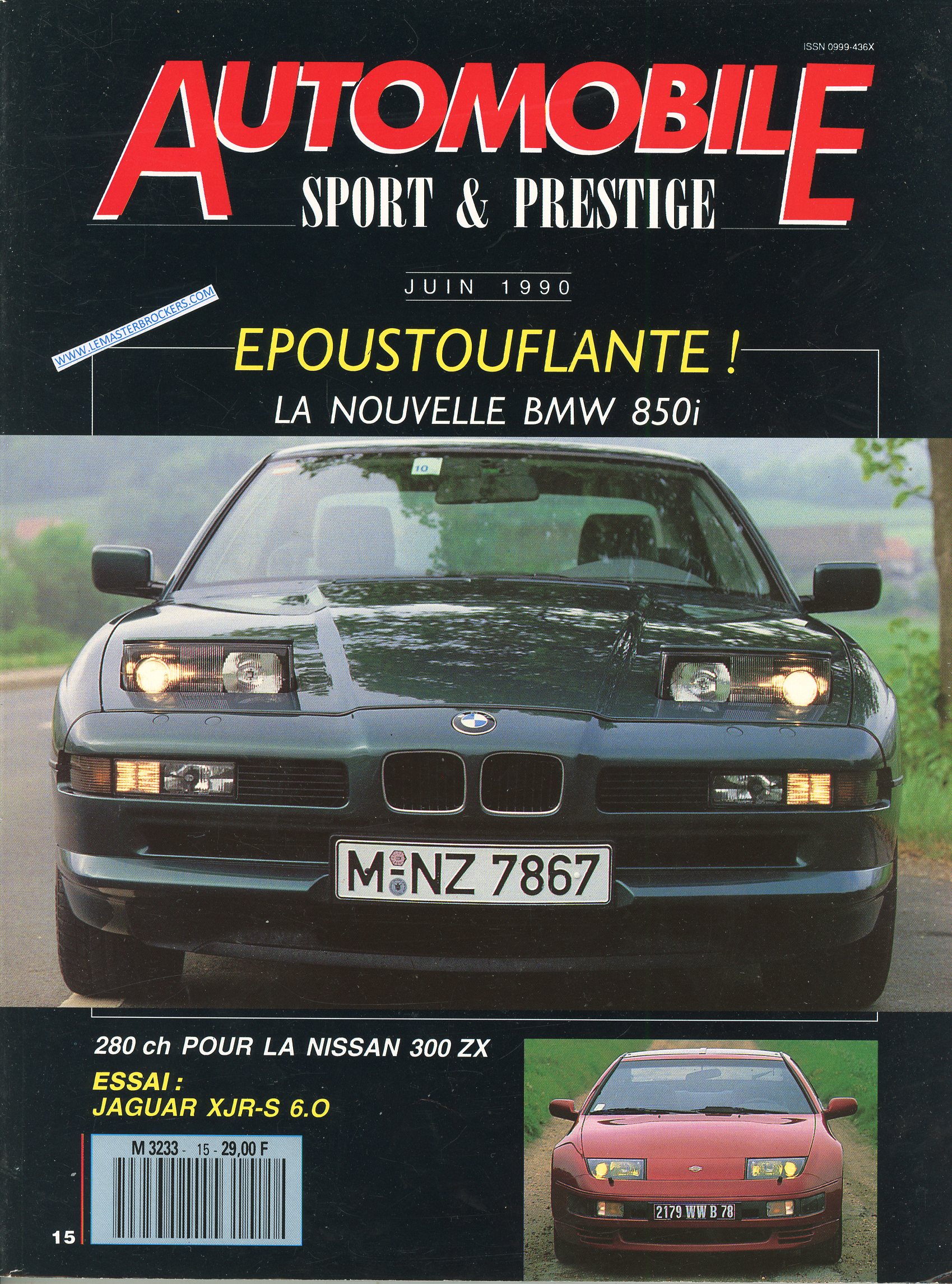 AUTOMOBILE SPORT ET PRESTIGE N° 15 BMW 850i NISSAN 300ZX JAGUAR XJR-S