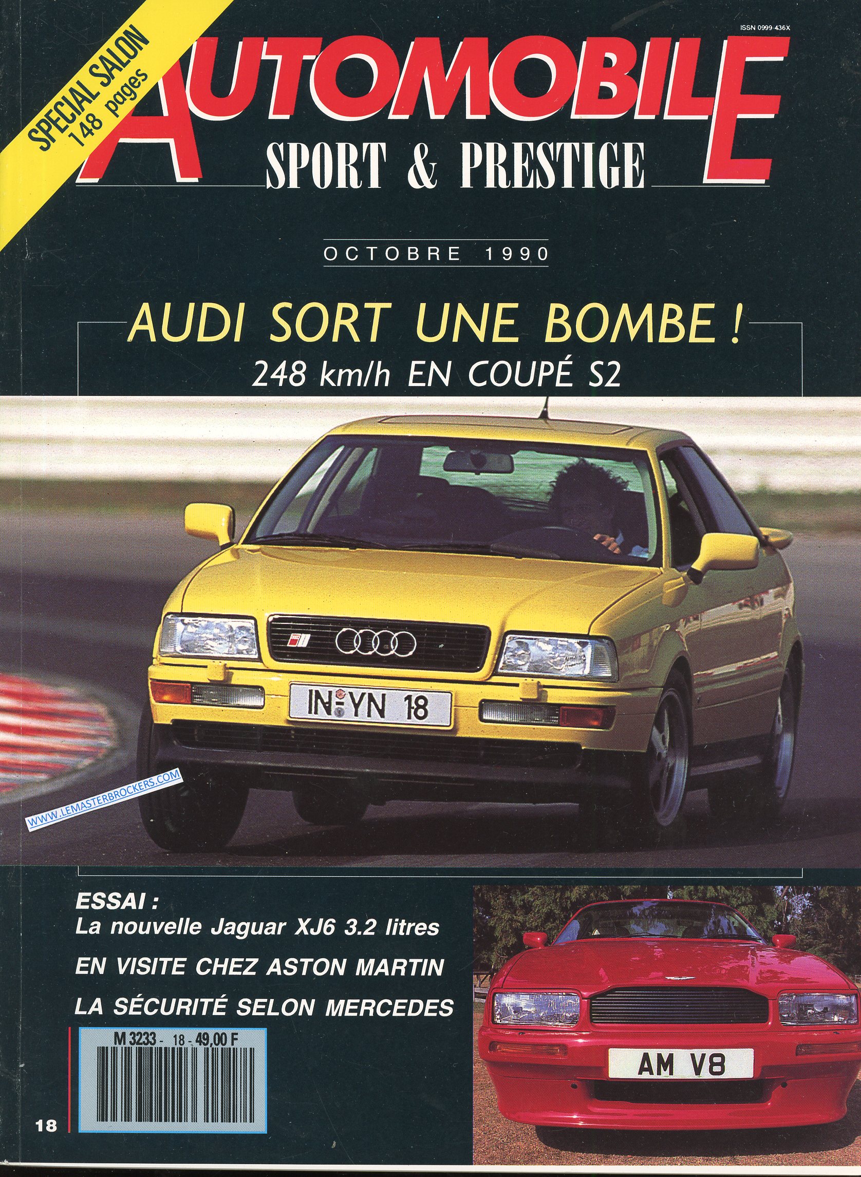 MAGAZINE AUTOMOBILE SPORT ET PRESTIGE N° 18 AUDI S2 JAGUAR XJ6 PORSCHE 914